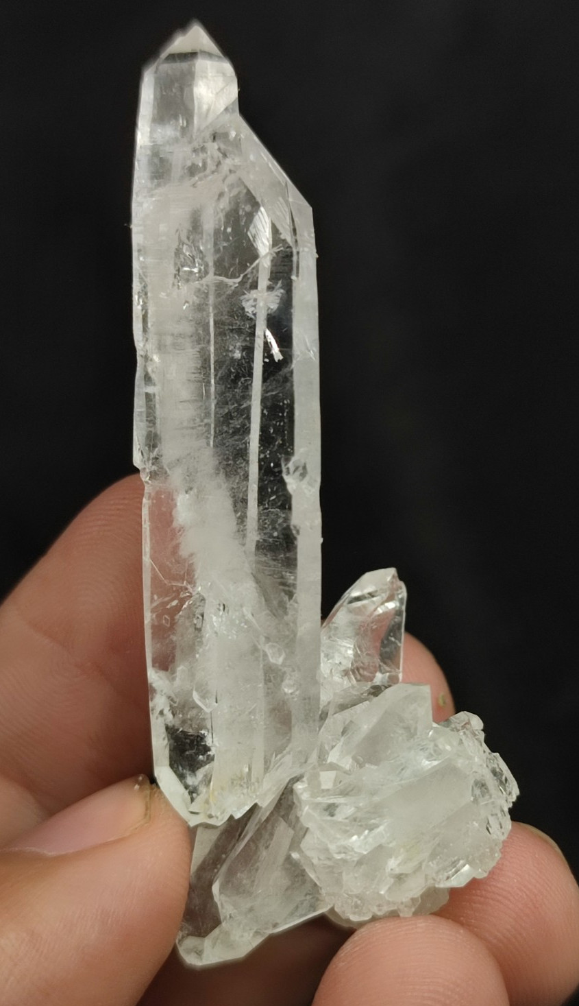 Faden Quartz Crystal With Good Luster & Nice Growth-Pak.