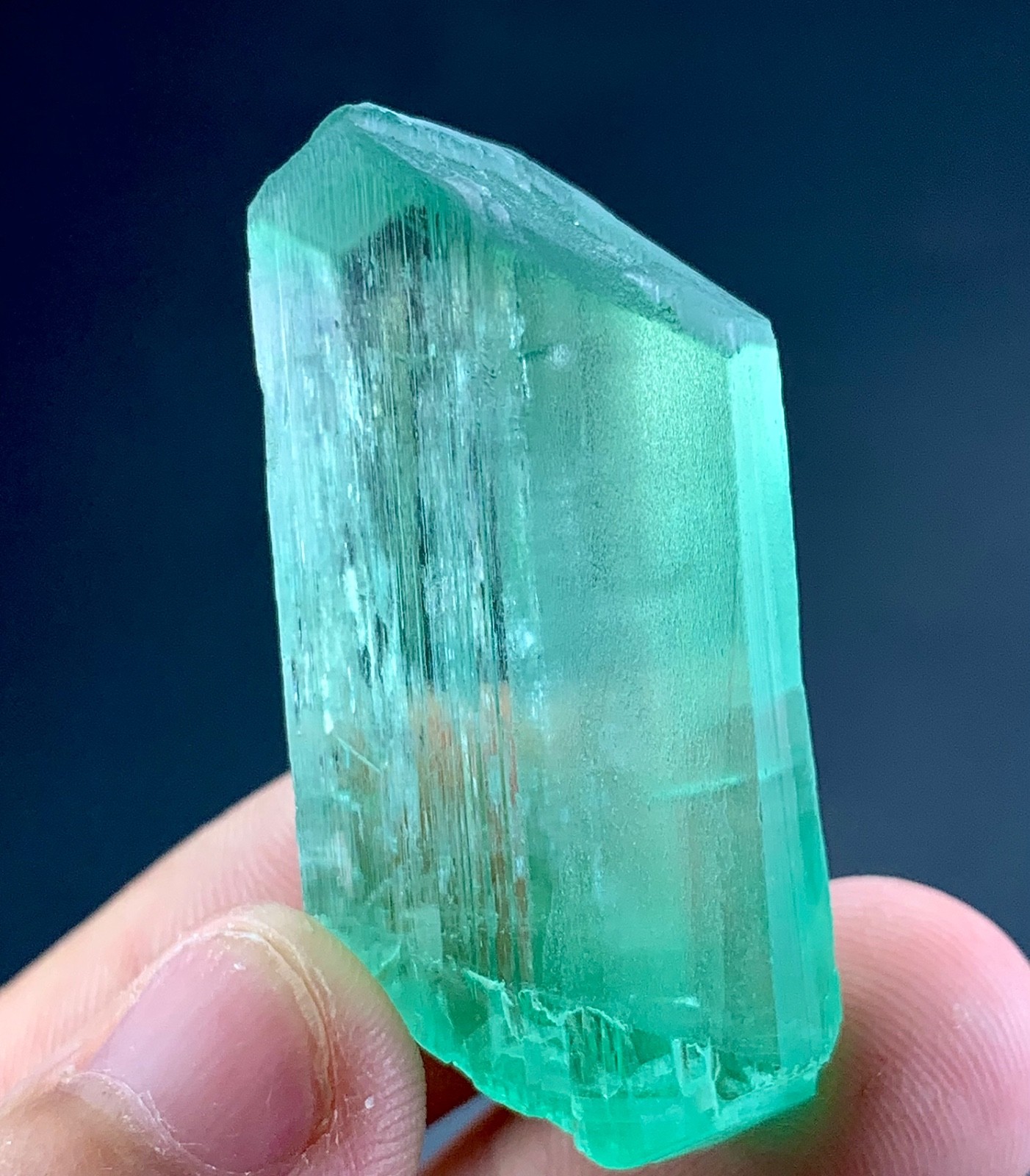 108 Carat Green kunzite Crystal specimen From Afghanistan