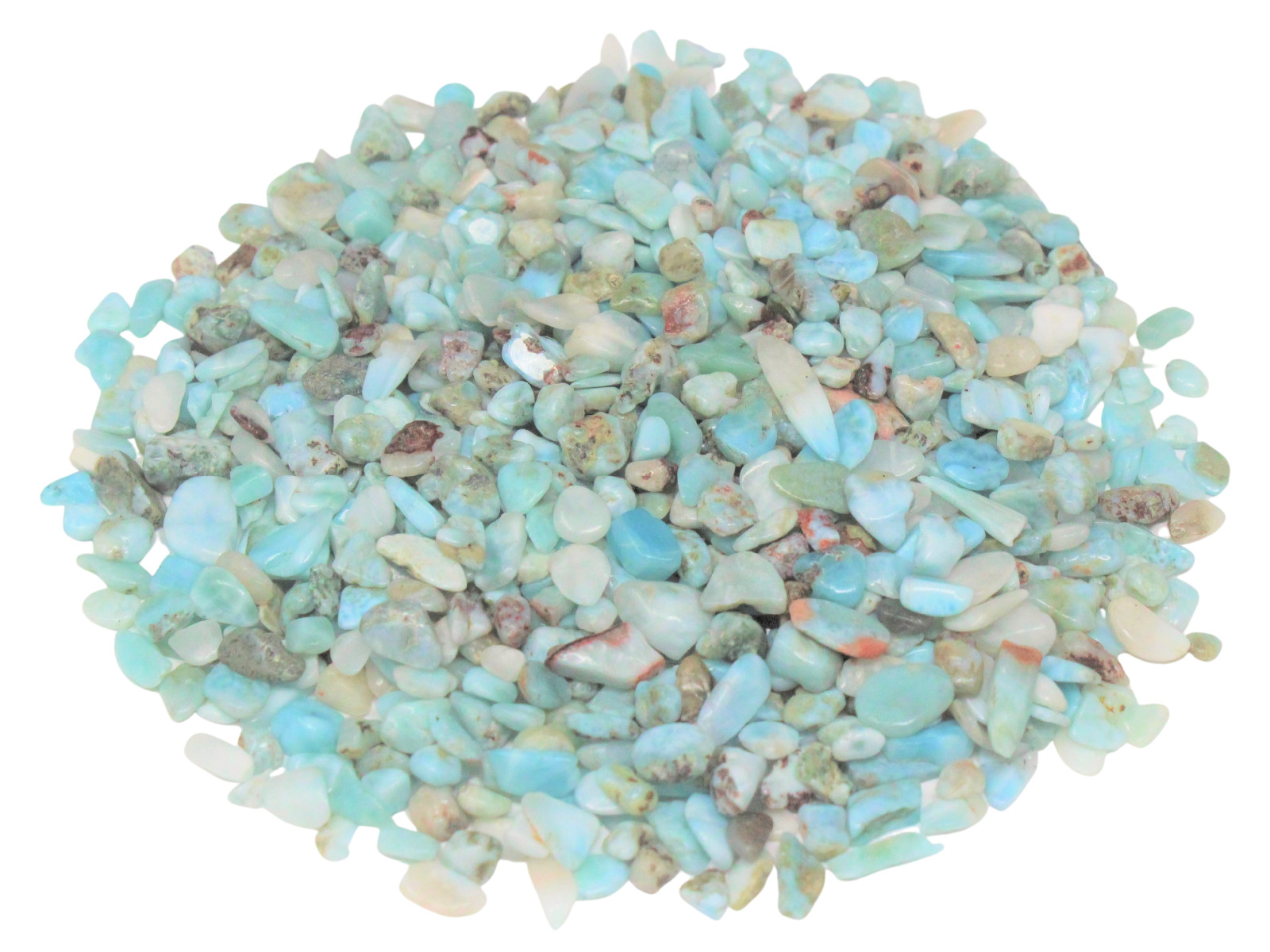 Larimar Semi Tumbled Gemstone Mini Chips 5 – 8 mm Bulk Lots – Choose How Much