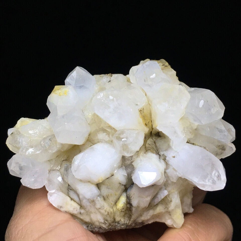 225g Museum Quality Transparent White Quartz Crystal Cluster Mineral Specimen