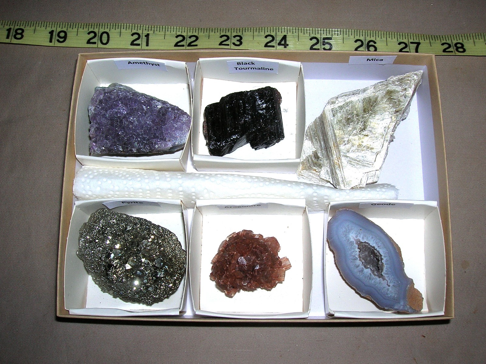 6pc Deluxe Mineral Specimen Set + Bonus M0122