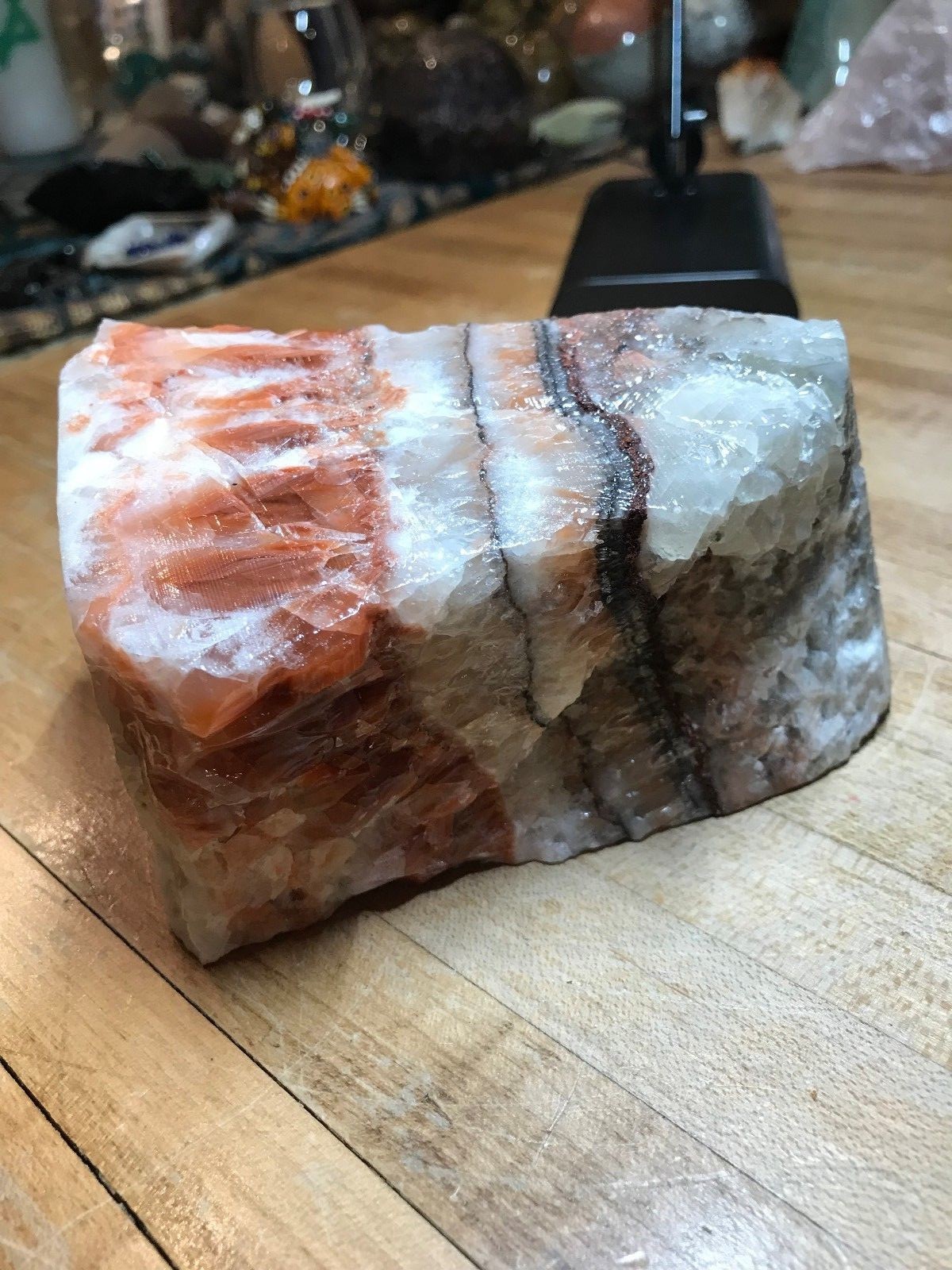 Multicolored Calcite Crystal Mineral Gemstone Medium Natural Rock Specimen 004