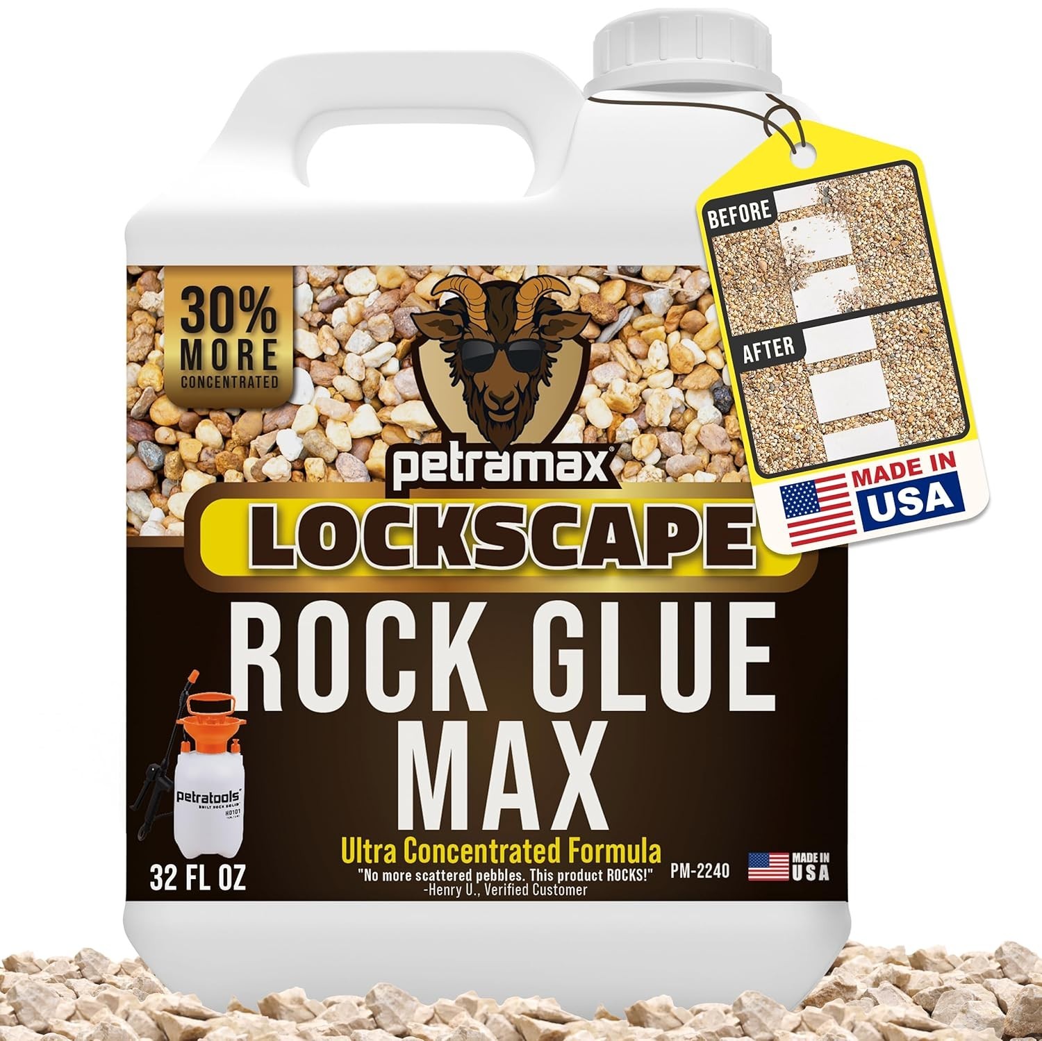 Decomposed Granite Stabilizer – 32oz Clear Glue-