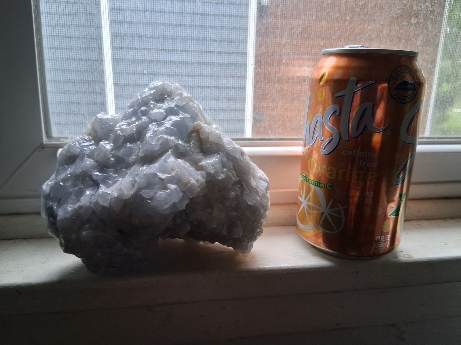 Large Natural Sky Blue Raw Calcite Specimen 2.78lbs Heritage Crystal Gem Stone