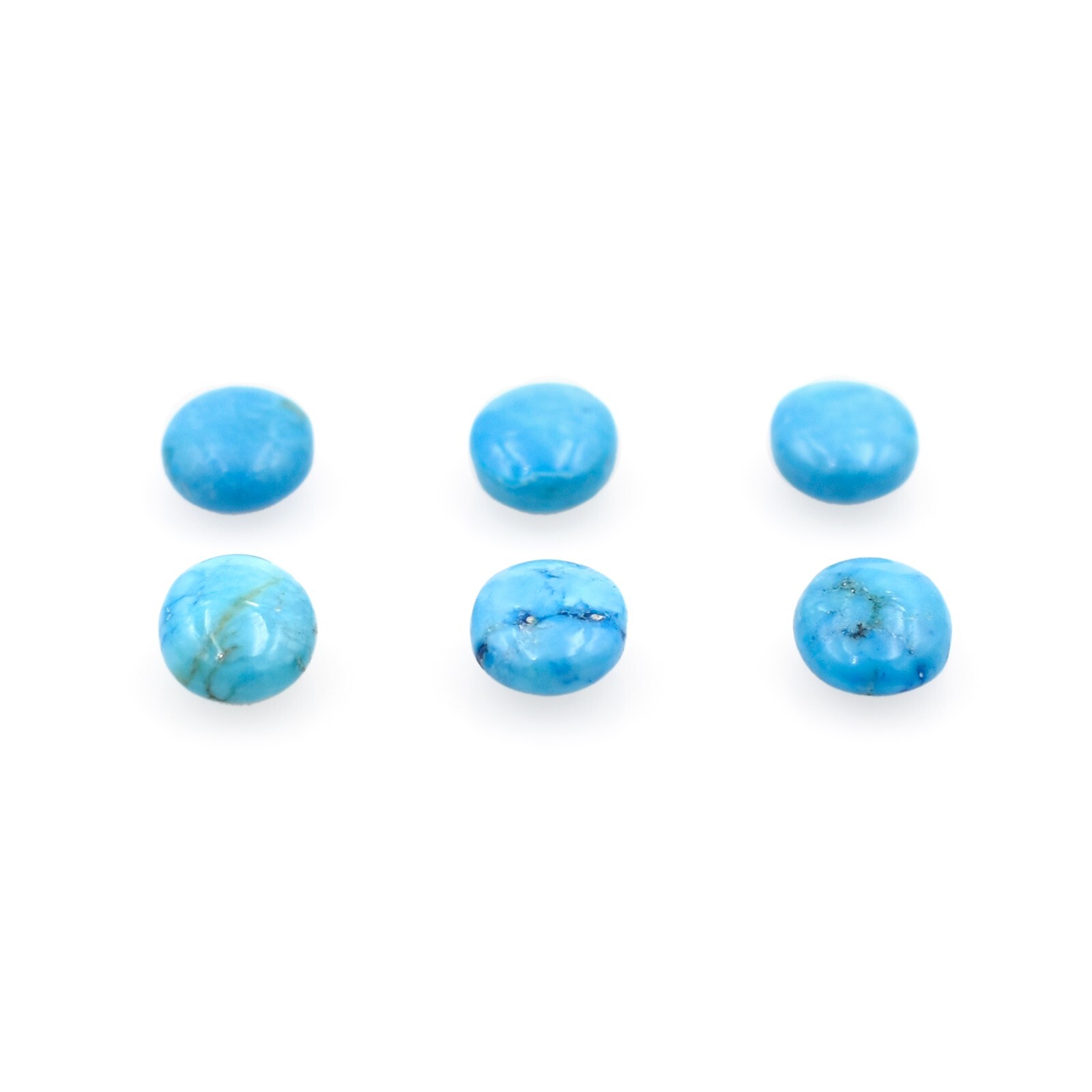 Natural Turquoise Trillion Shape Plain Smooth Loose Gemstone For Jewelry Making
