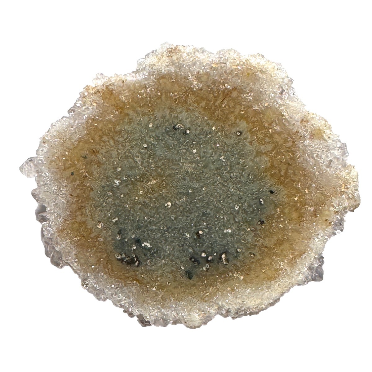 Tiny Stalactite Flower Slice Polished Both Sides H734