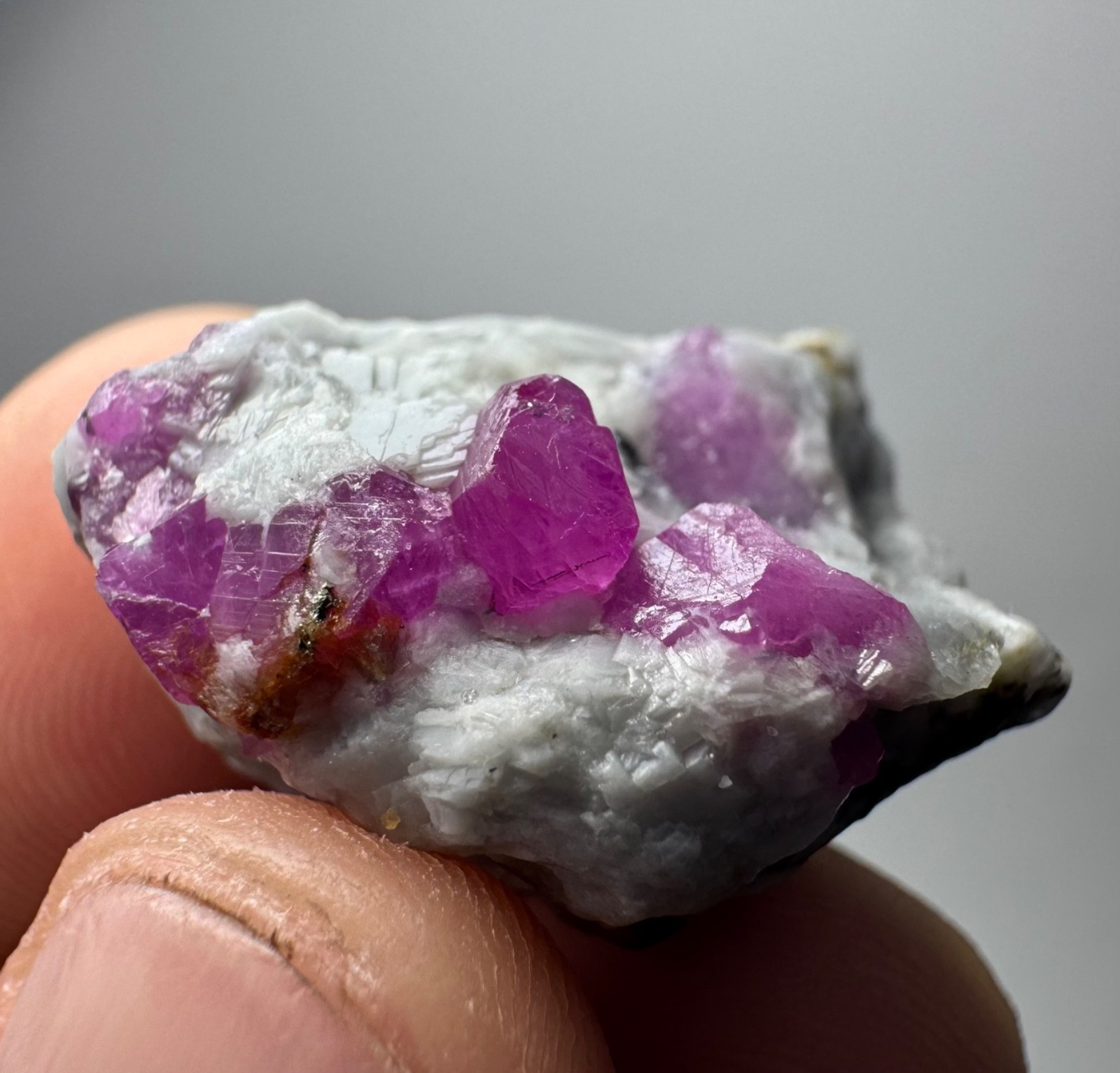 71 Ct Natural Ruby Crystal On Matrix From Jegdalak Afghanistan