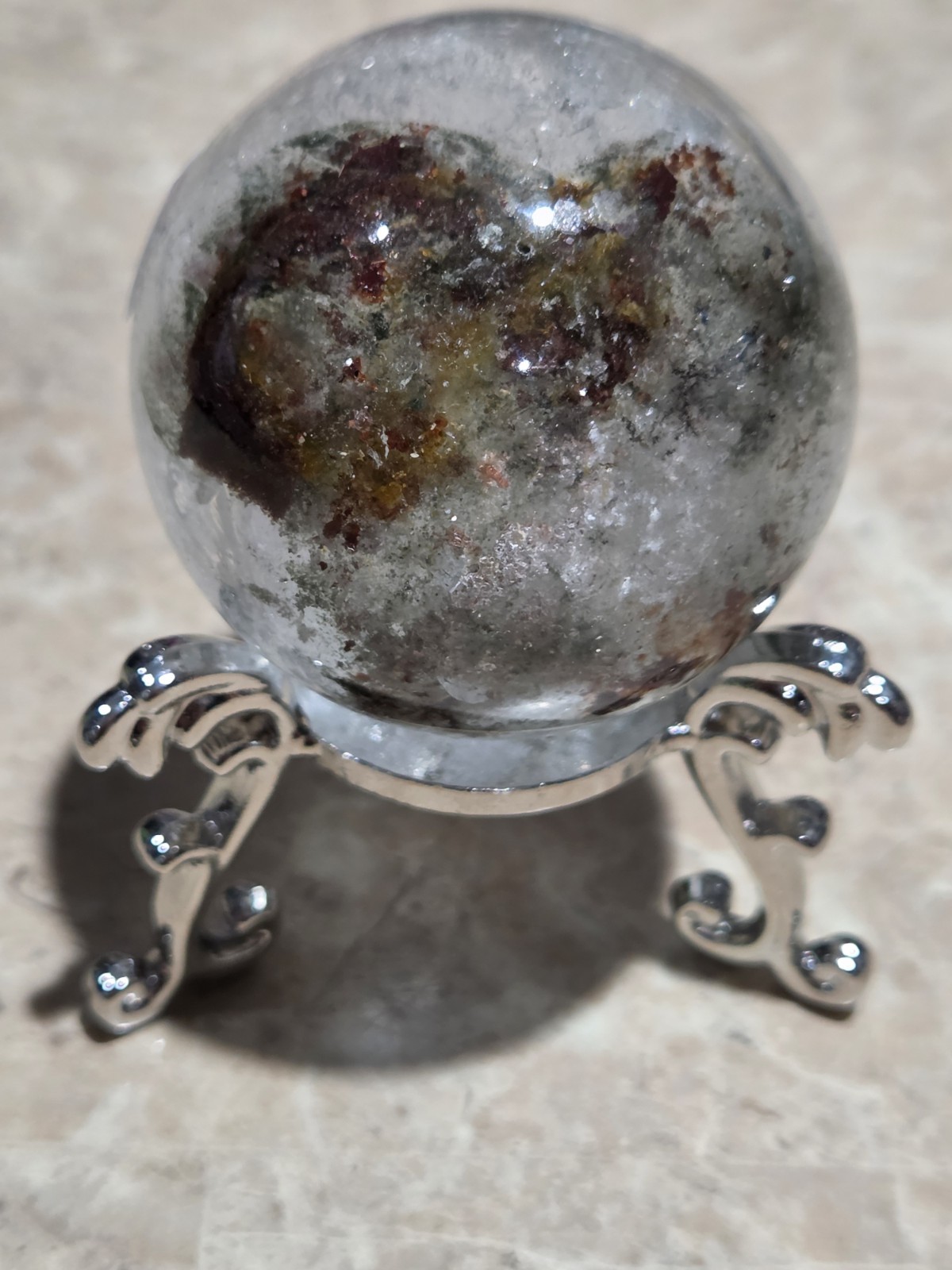 Crystal Garden Quartz Sphere