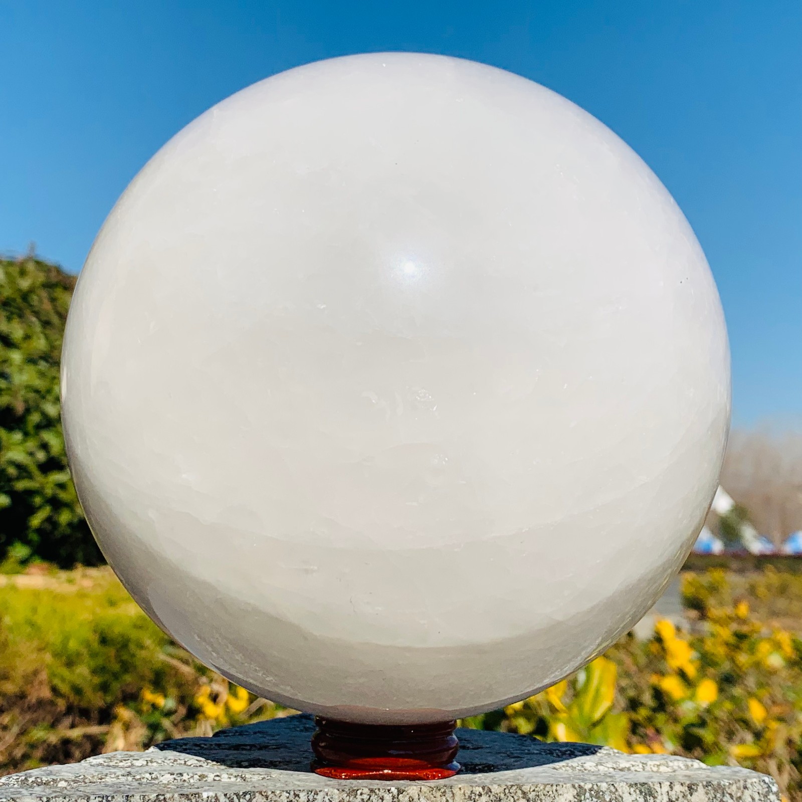 11.42LB Natural White Crystal Ball Quartz Crystal Sphere Healing
