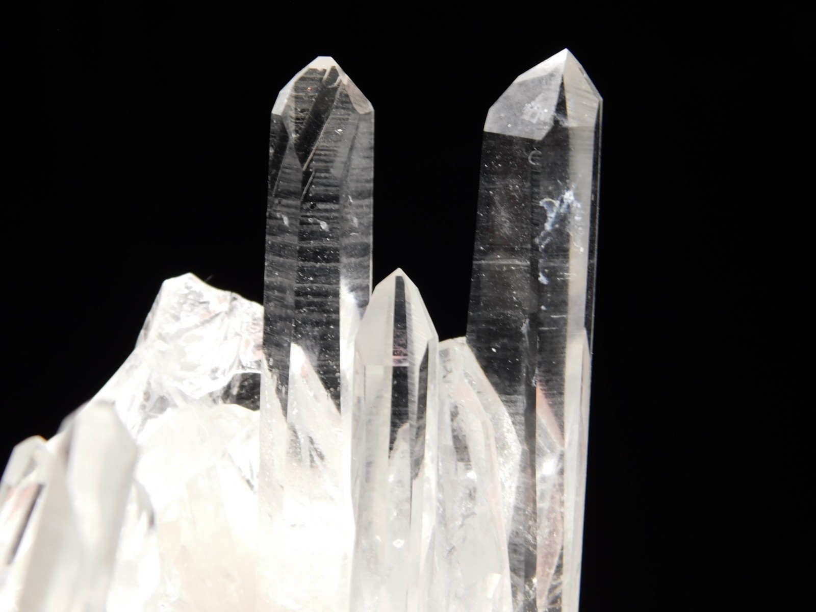 VERY TRANSLUCENT! Quartz Crystal Cluster Collier Creek ARKANSAS 100gr