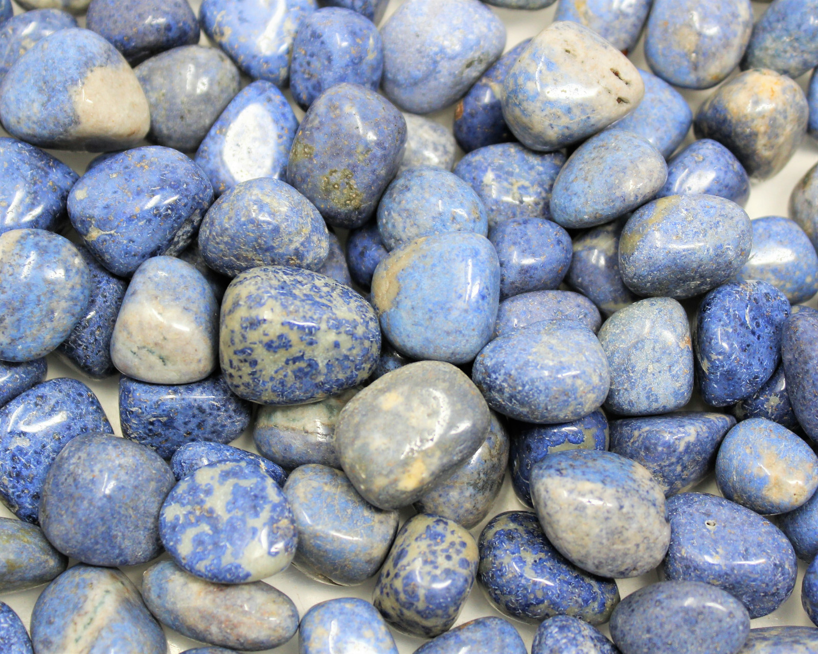 Dumortierite 3 Medium / Large Tumbled Stones Crystal Healing Gemstone