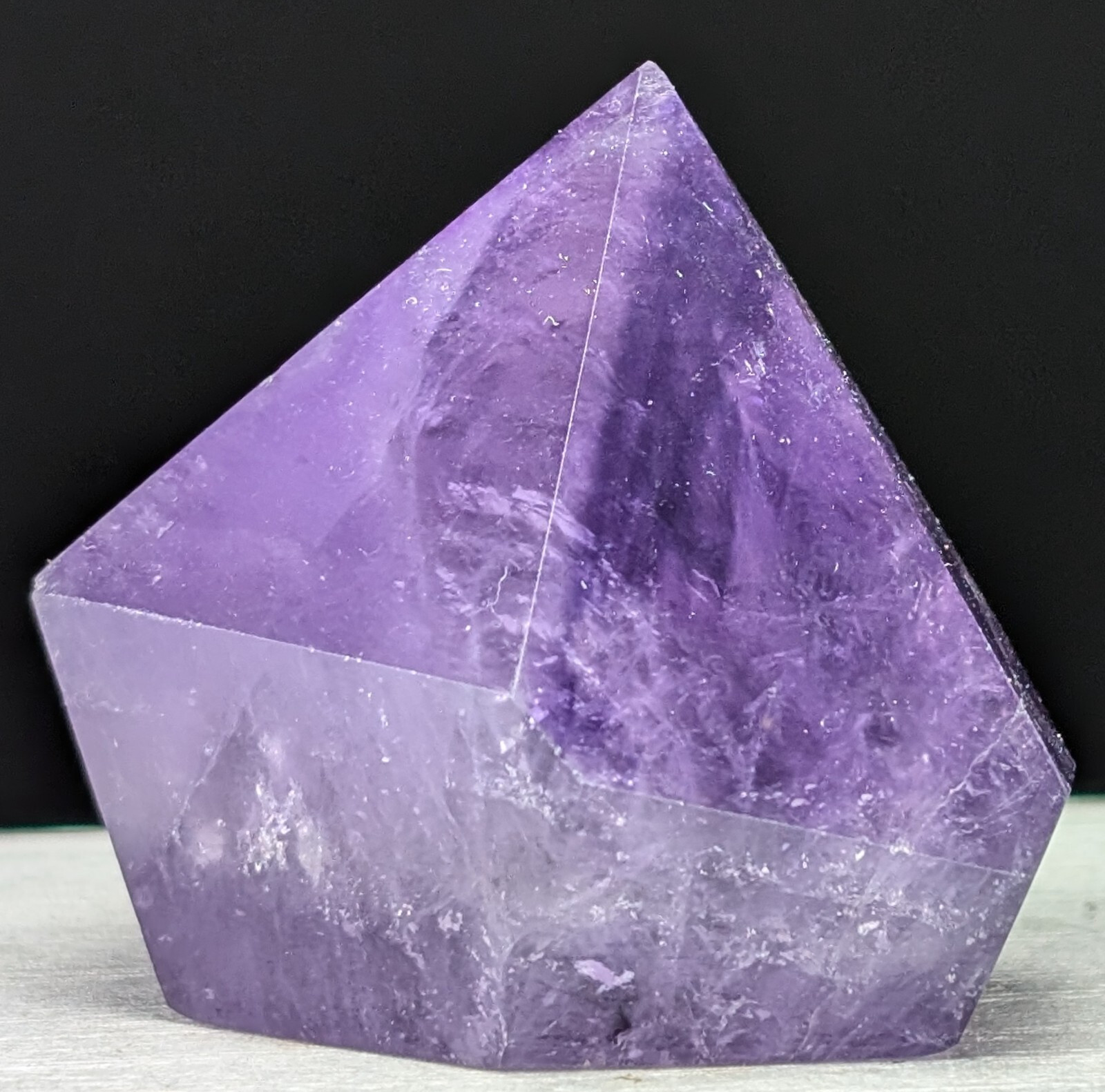 Amethyst Tower Diamond Gem Purple Crystal Chakra Gemstone Point