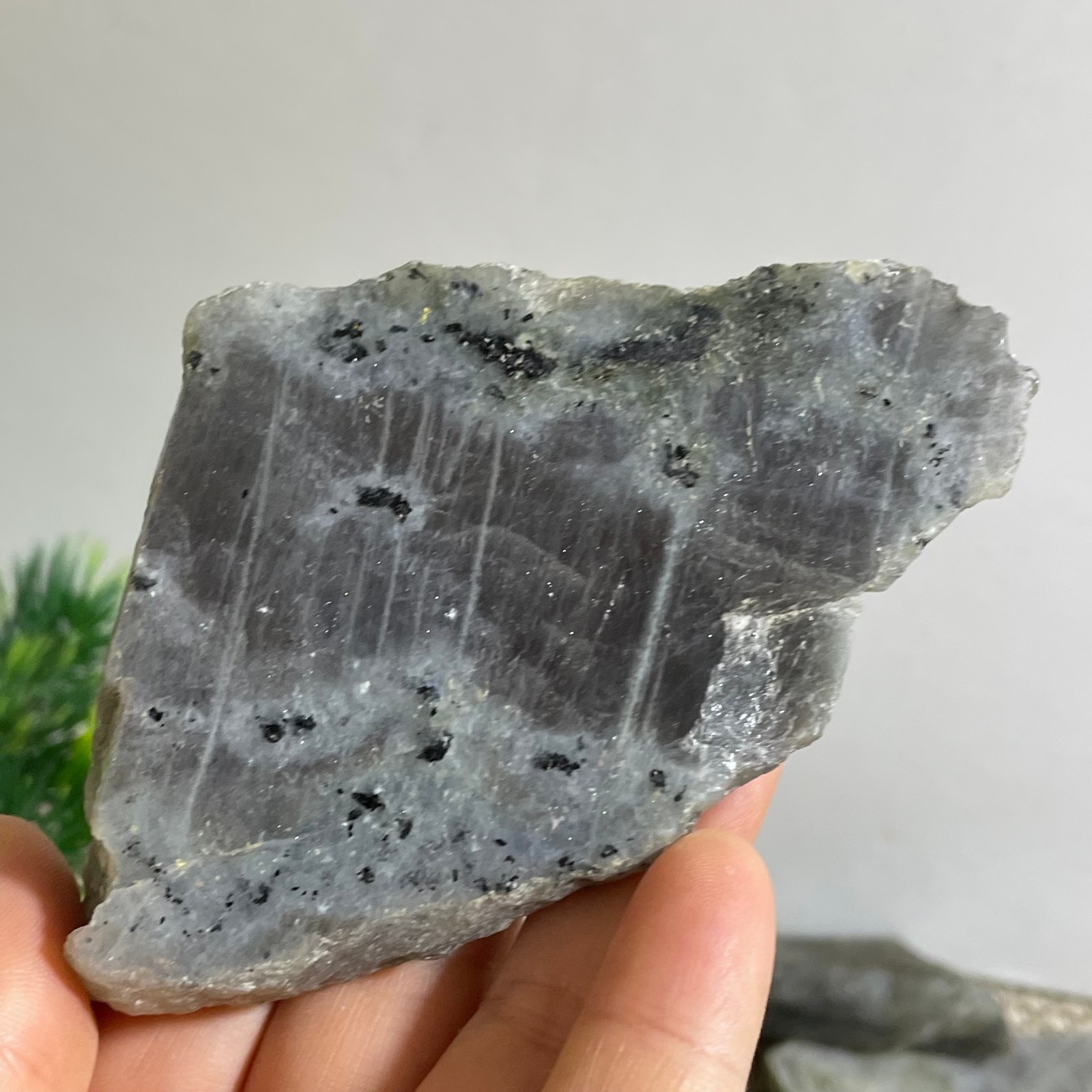 Natural Labradorite Crystal gemstone rough original Specimen 102g