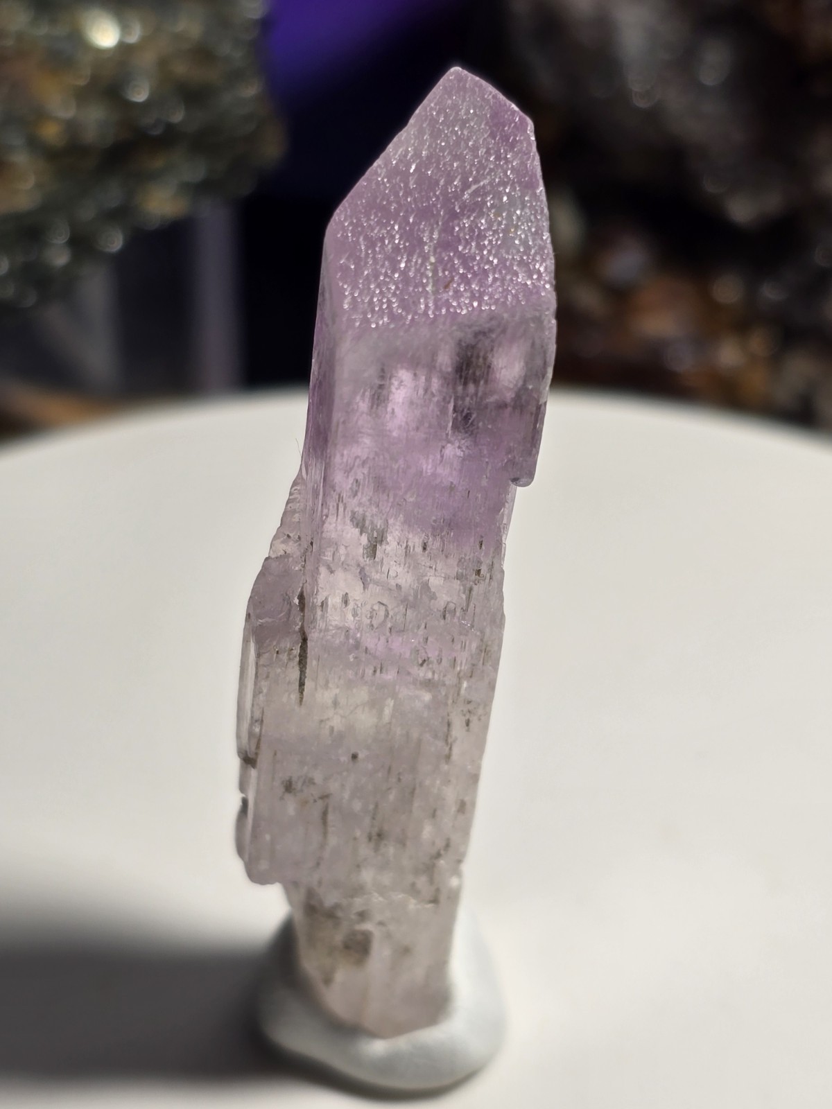 Pink Terminated Genuine Kunzite Crystal Gemstone Specimen J25