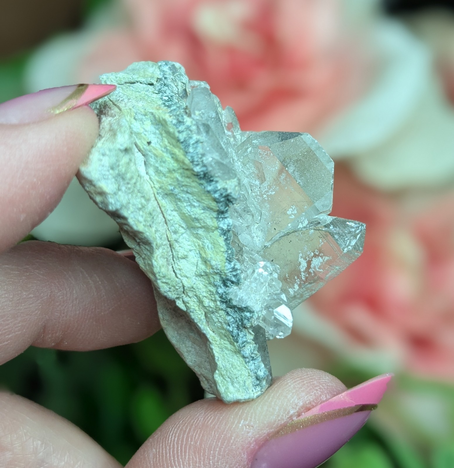 Colombian Quartz Cluster 1.87″