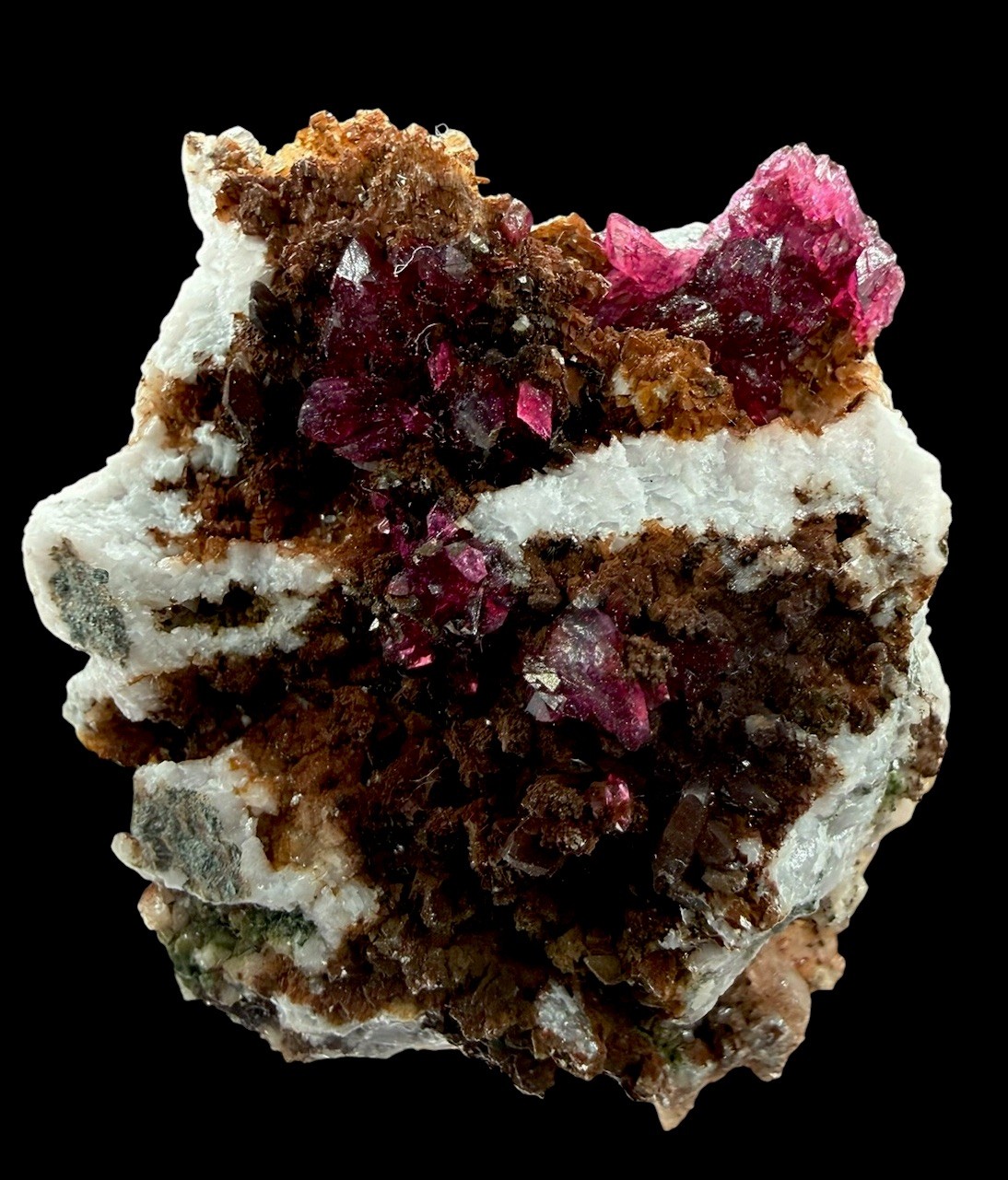 Roselite & Wendwilsonite Crystals : Aghbar Mine . Bou Azzer , Morocco 🇲🇦