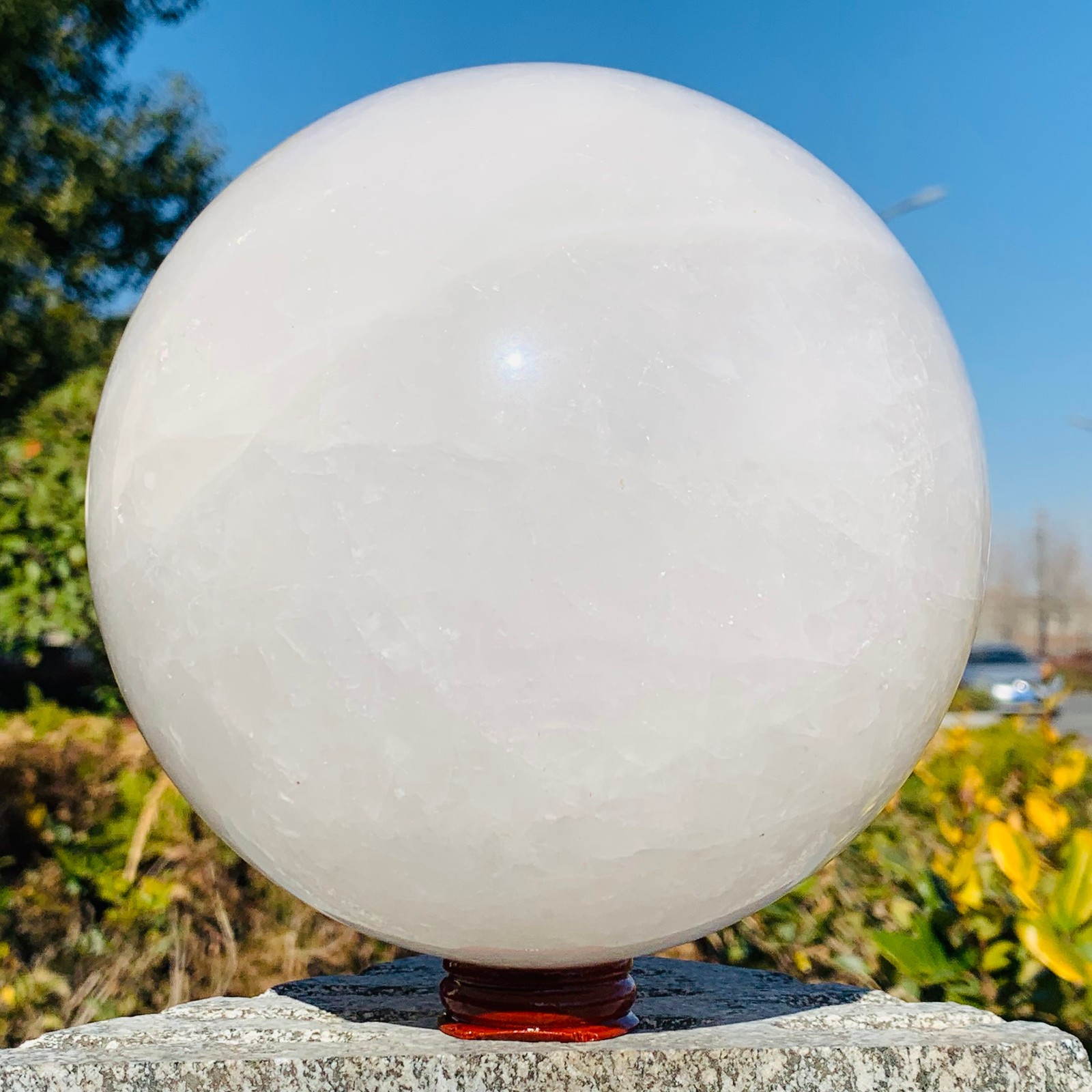 11.42LB Natural White Crystal Ball Quartz Crystal Sphere Healing