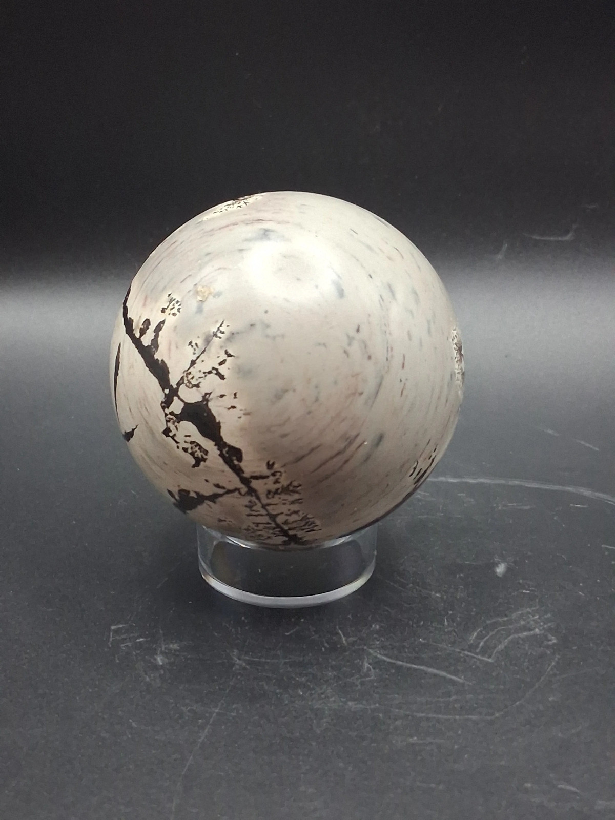 Picture jasper sphere! 63.9mm, 2.3 inches, 10 ounces