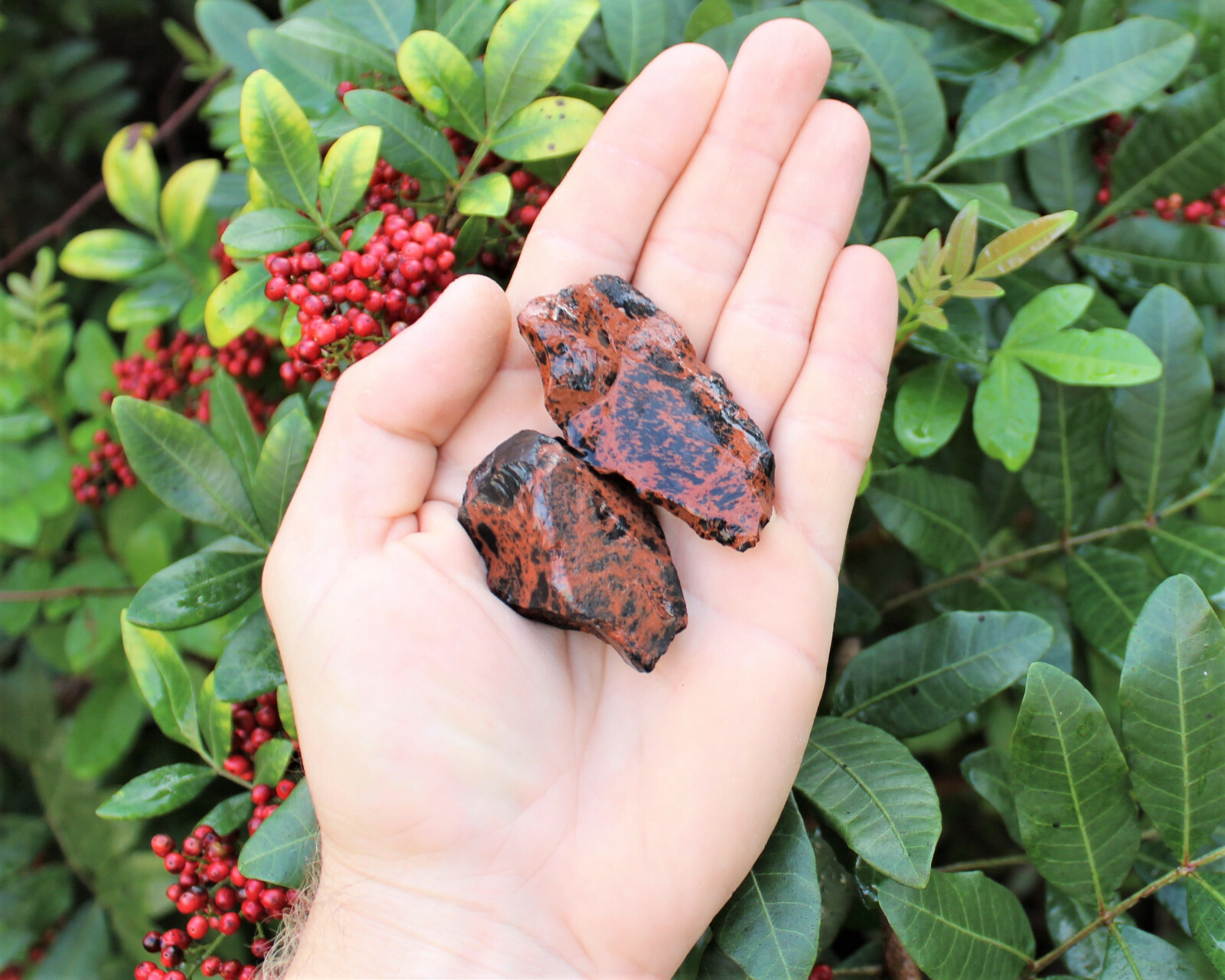 Raw Natural Mahogany Obsidian Bulk Wholesale Lots – Rough Obsidian Crystals