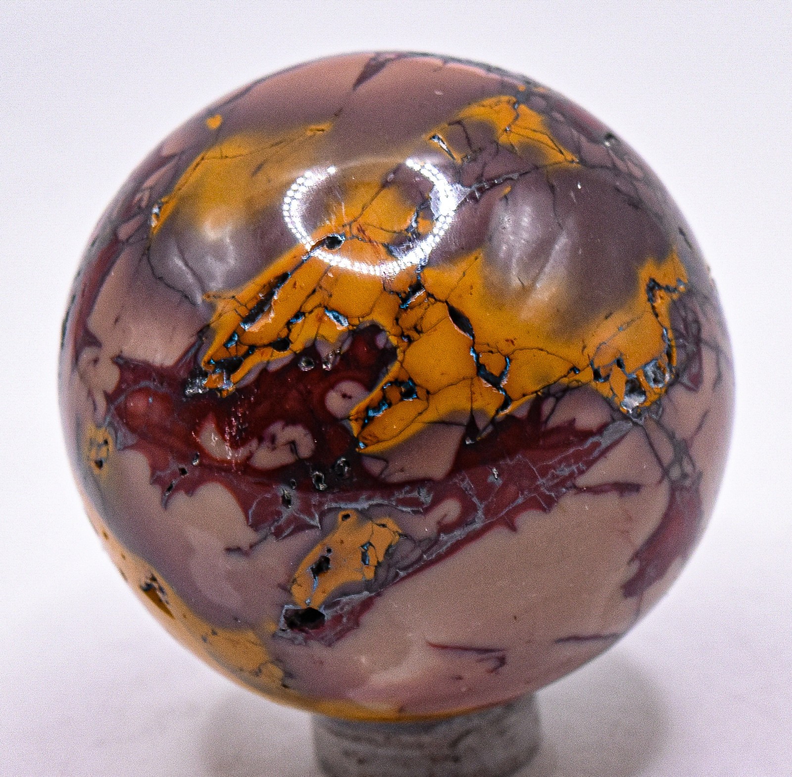 45mm 120g Mookaite Jasper Sphere Polished Natural Crystal Mineral Ball Australia