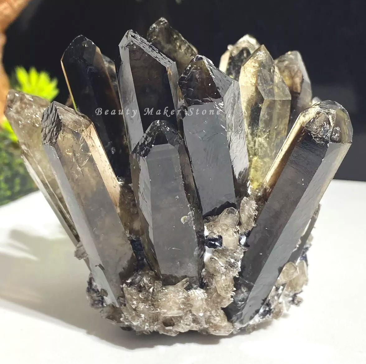 2025 300G New Find Large Smoky Quartz Crystal Healing Cluster Rocks Specimens