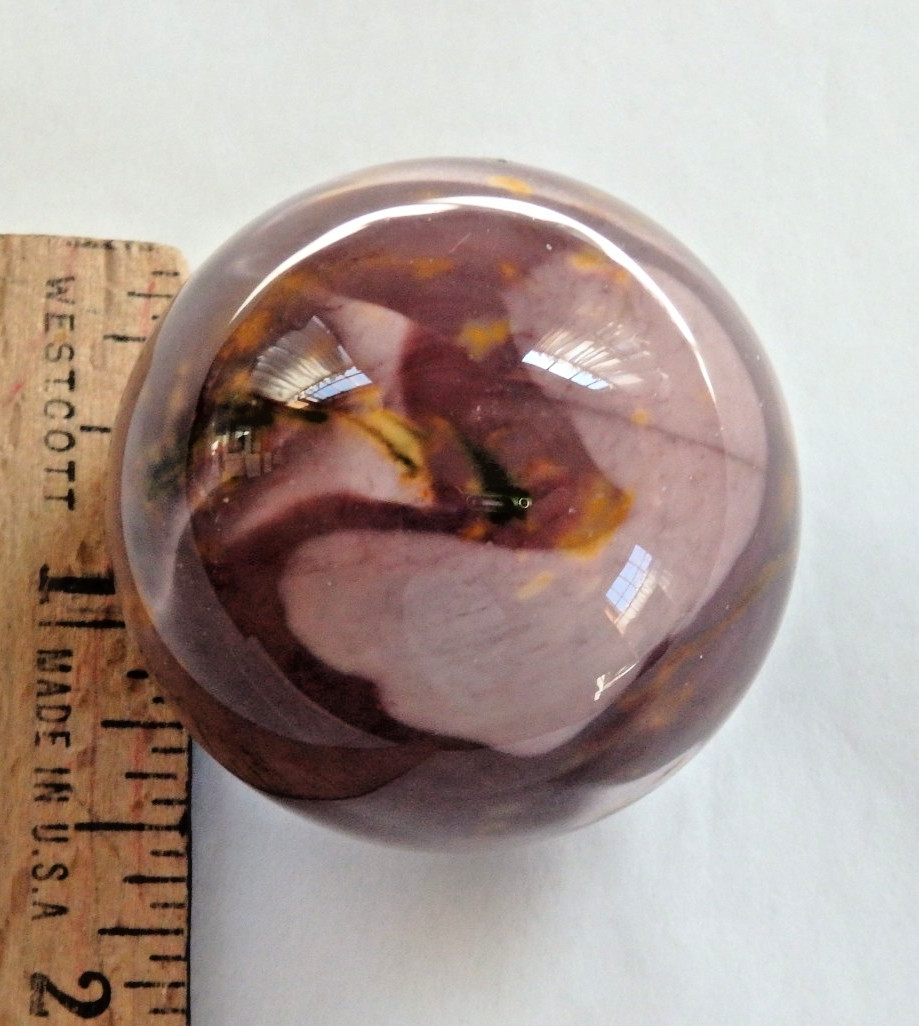 Beautiful Mookaite Jasper 💙 Sphere Mauves 💙 86.1 grams