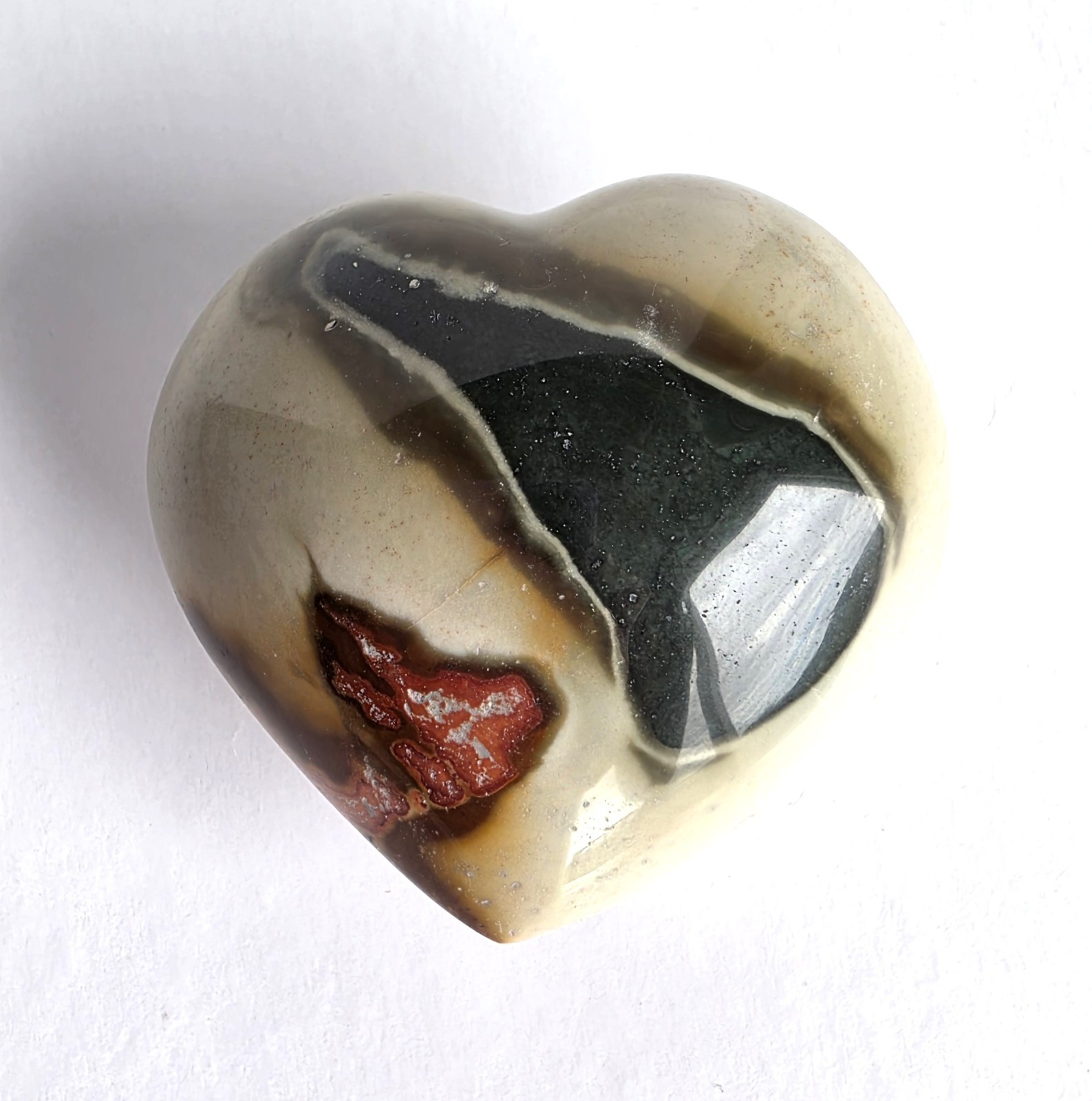 Polychrome Jasper Heart Carvings- WYSIWYG
