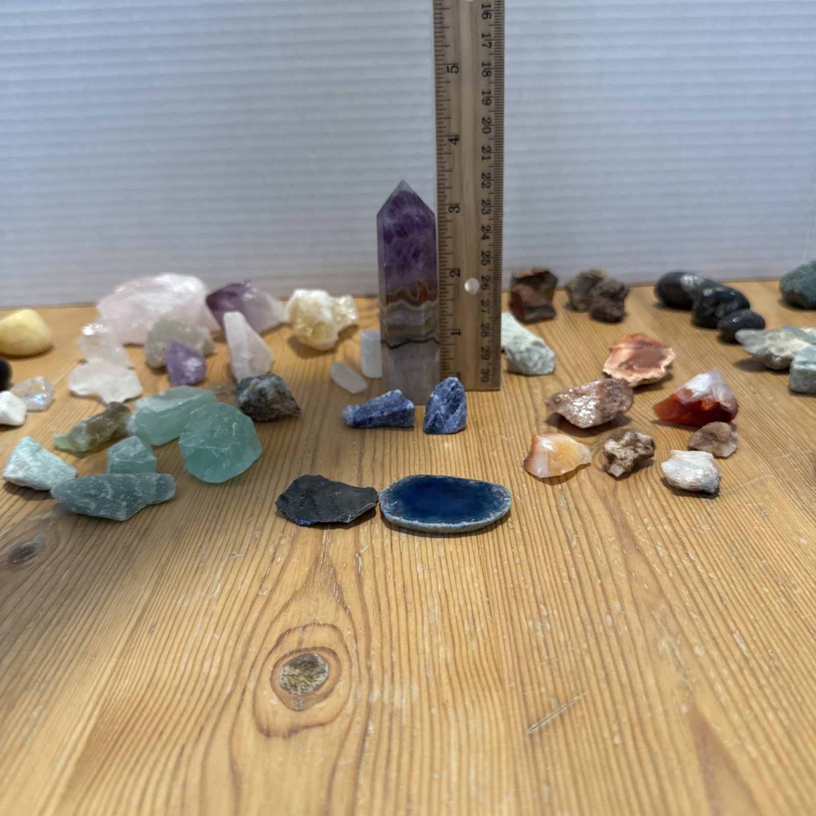 Mixed Crystal Lot 70+ Raw Polished Stones Rocks Gemstones And Pillars Spiritual