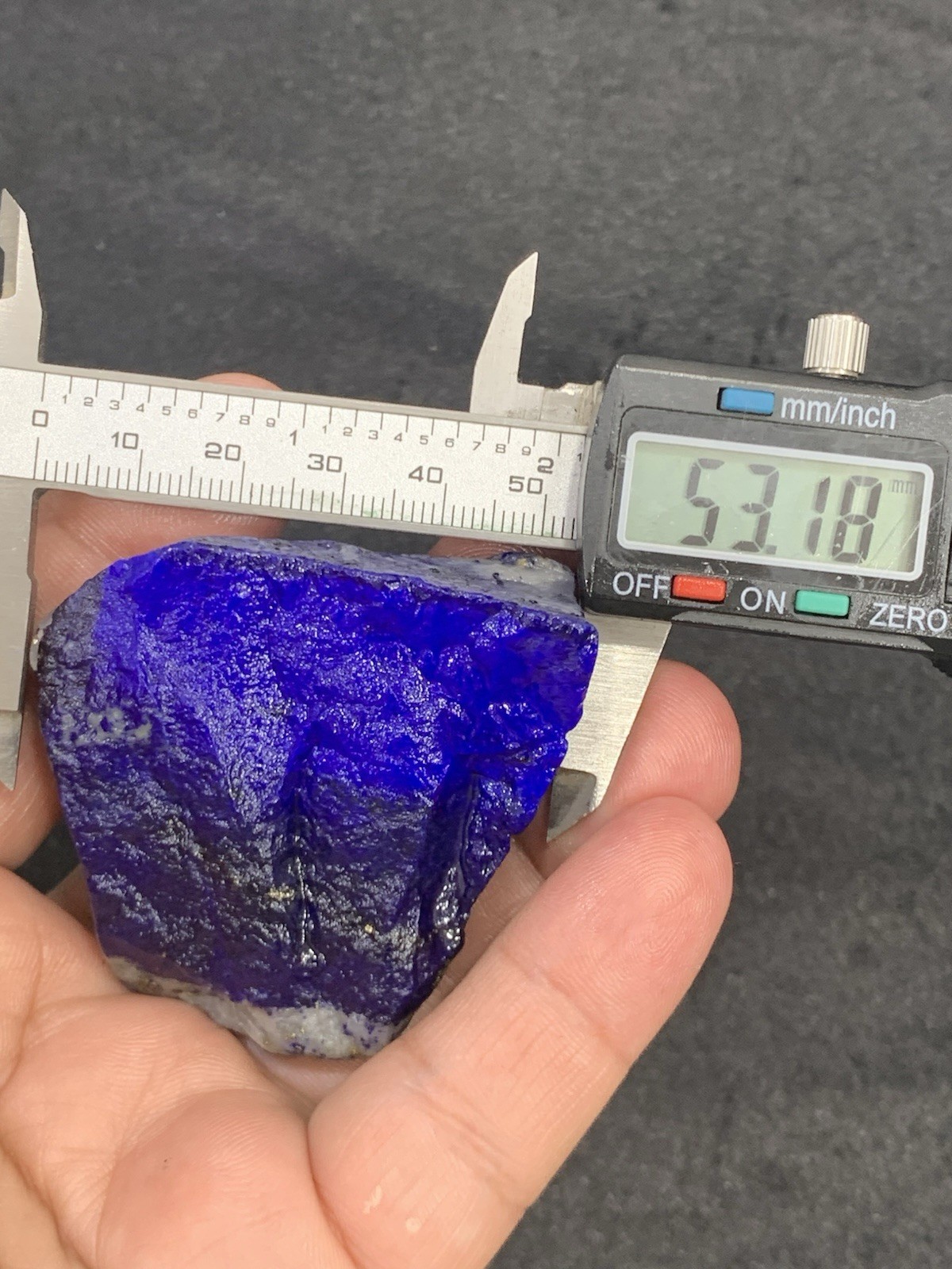 Lapis Lazuli Chakra Raw Mine Stone With Pyrite 76 Grams