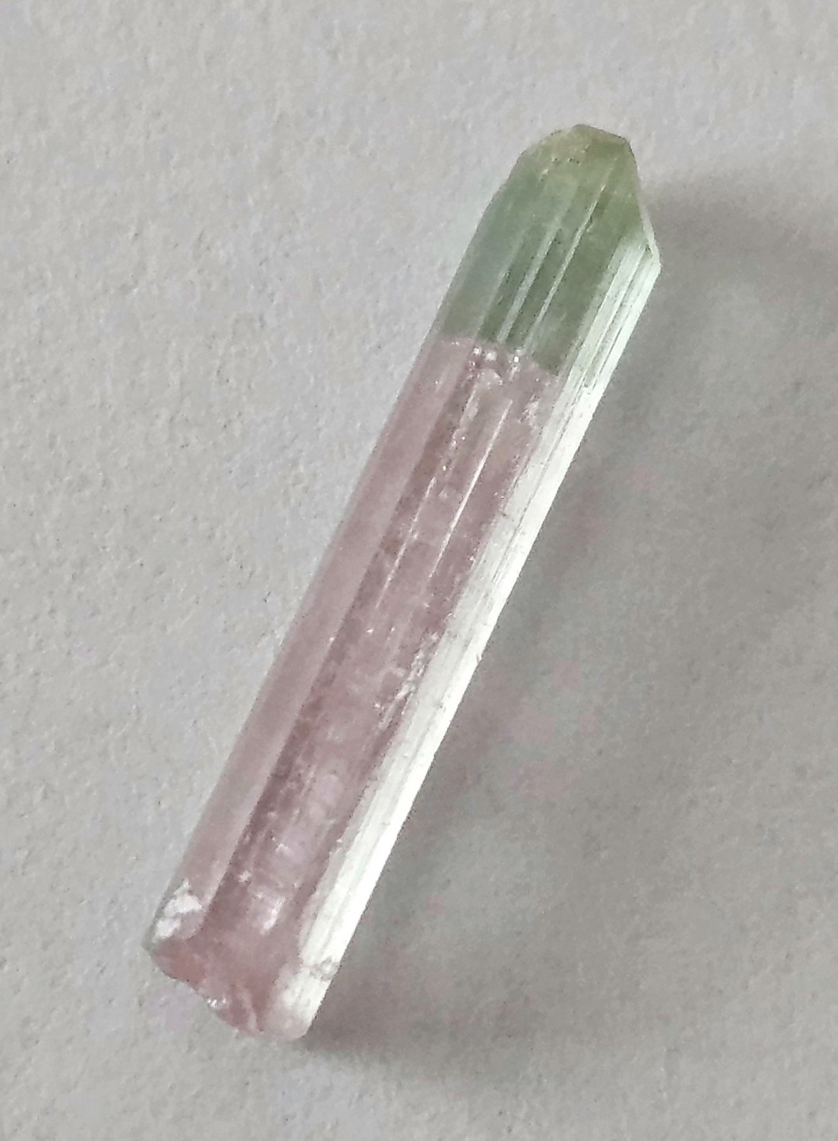 2 tone Tourmaline, Cryo-Genie Mine, San Diego, USA