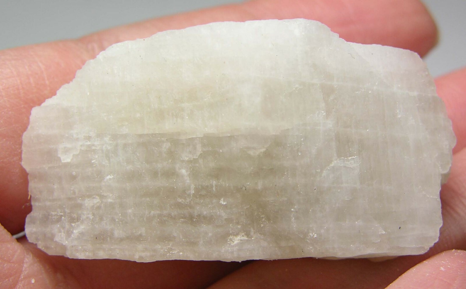 #20 Sri-Lanka 140.80ct 100% Natural Rough White MoonStone Specimen 28.15g 46mm