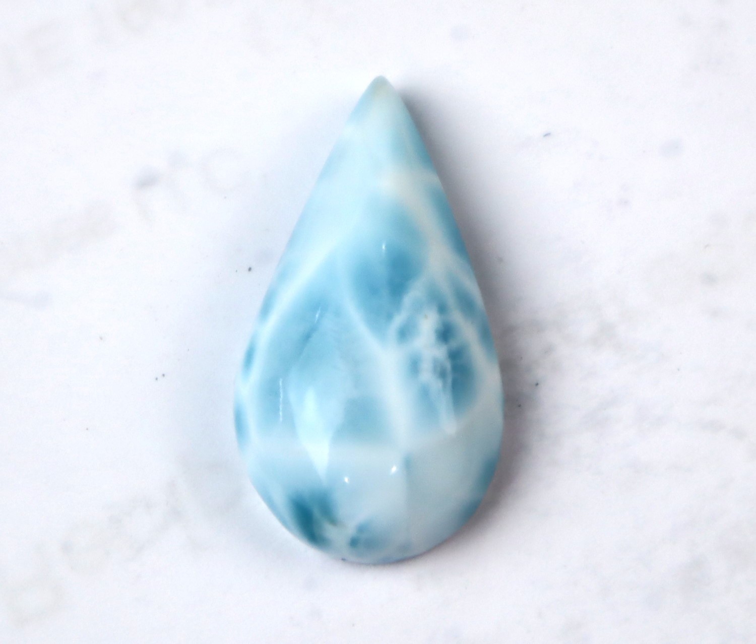 Excellent Natural Sky Blue Larimar Cabochon 25mm