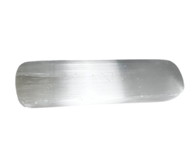 Natural Selenite Crystal Wand Bar 12” Polished Gypsum Charging Cleansing Stone