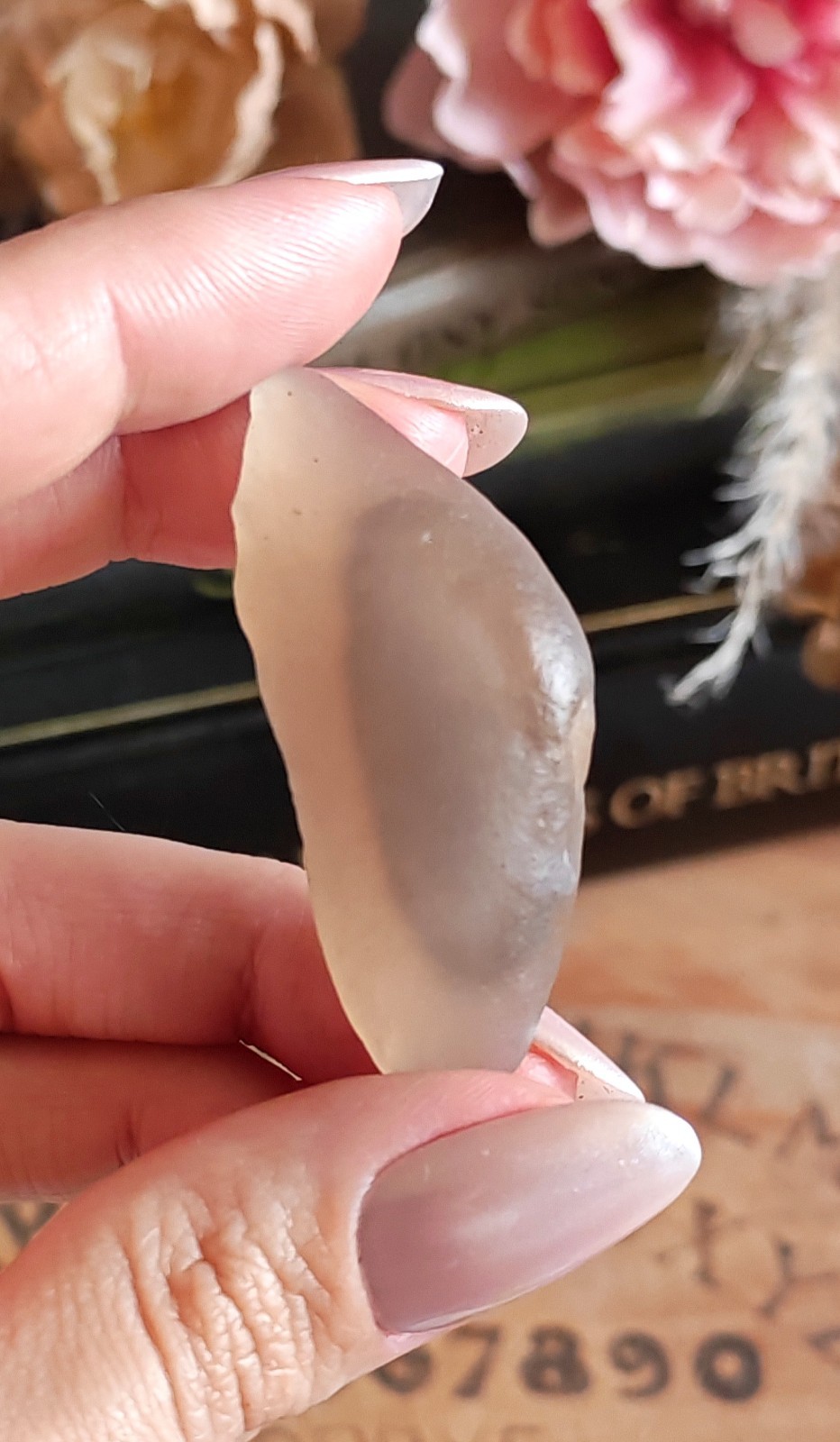 RARE! Gobi Desert Agate With Moving Sand Inclusions Sediment Enhydro Crystal