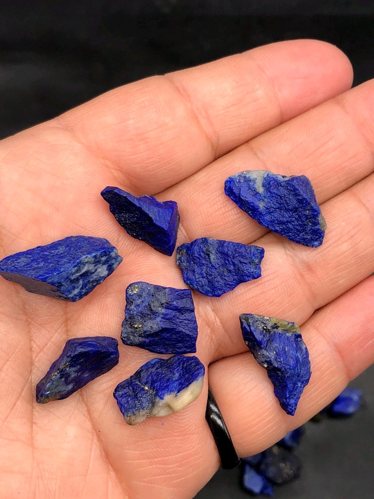 Natural Lapis Lazuli Raw Rough Mine Stone w/Pyrite Chakra Healing 14grams M476.4