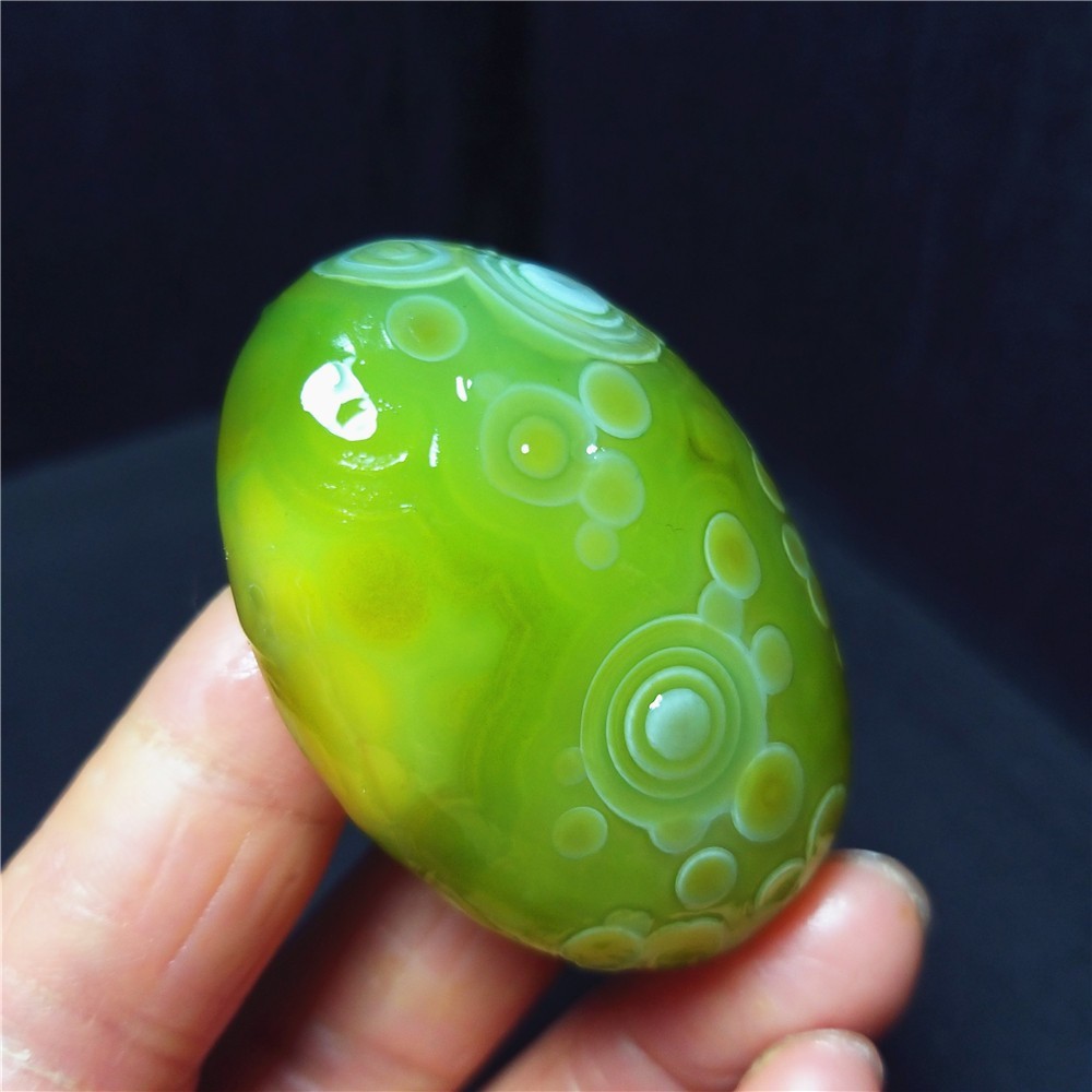 Rare 50.7G Natural Gobi Agate Eyes Agate/stone Madagascar CA4677
