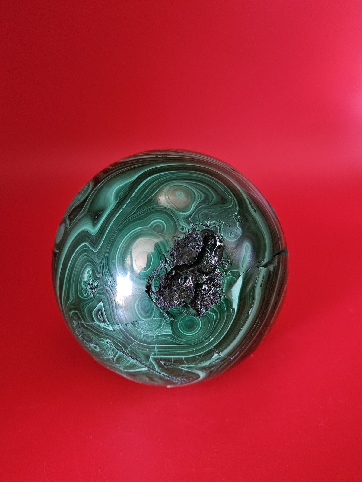 Glossy Natural Malachite Quartz Druzy Sphere Crystal Collection Healling 1+LB