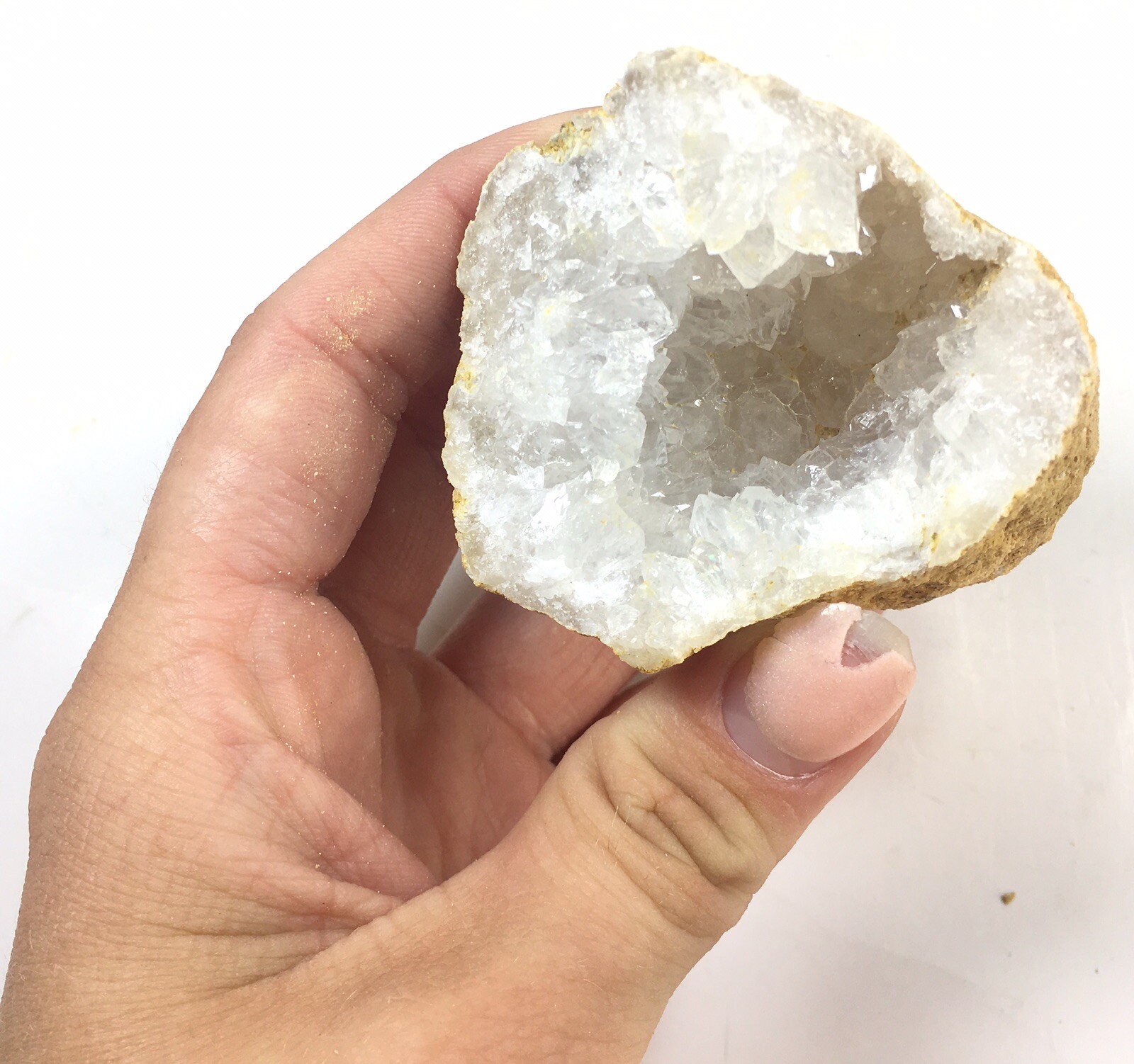 20 Break Crack Open Your Own Whole Quartz Geodes W/Gift Bag – 2″ Crystal Rocks