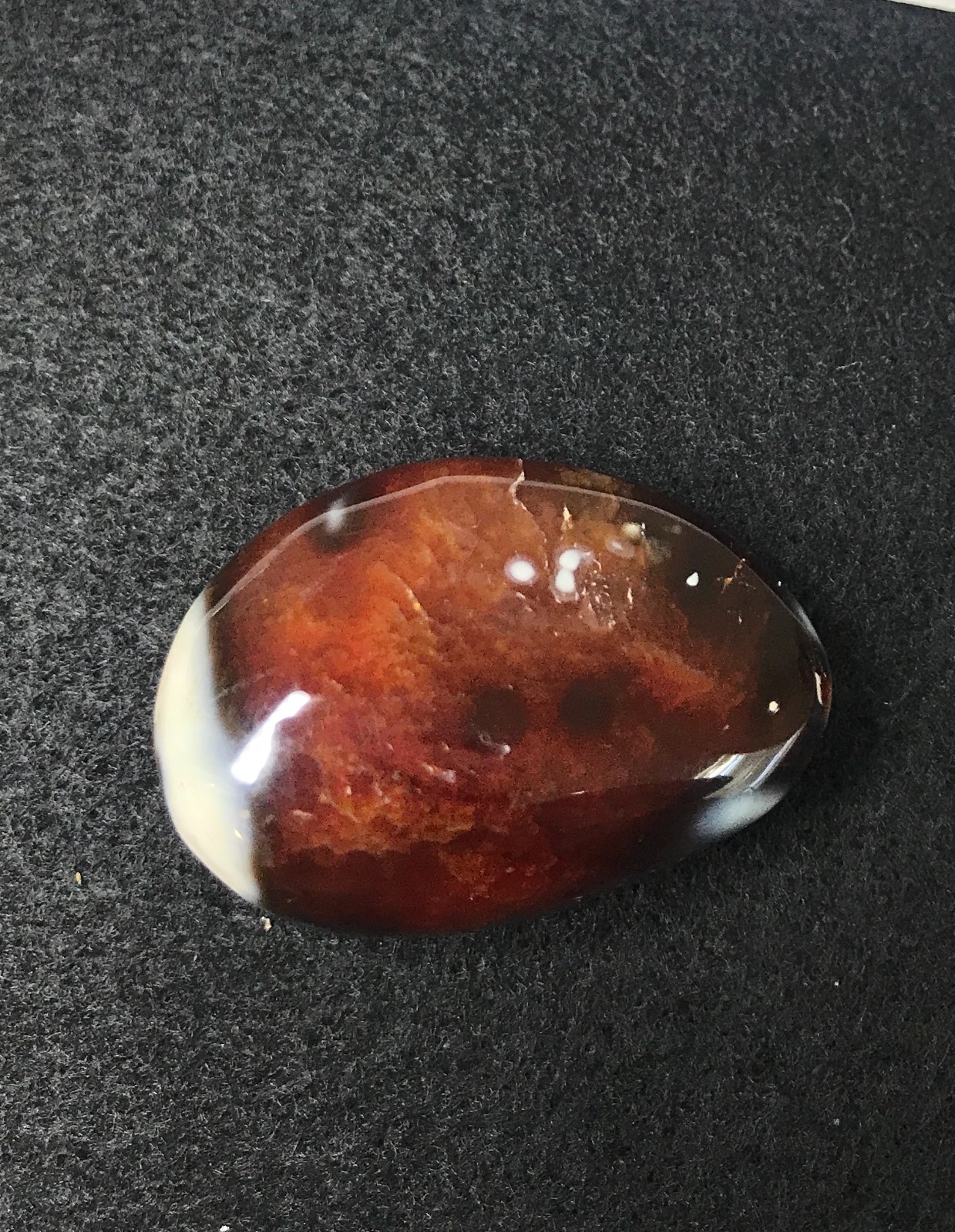 Mixed Jasper with Agate – Oblong Shape – Hobby Sized Stone less than 2 Inches
