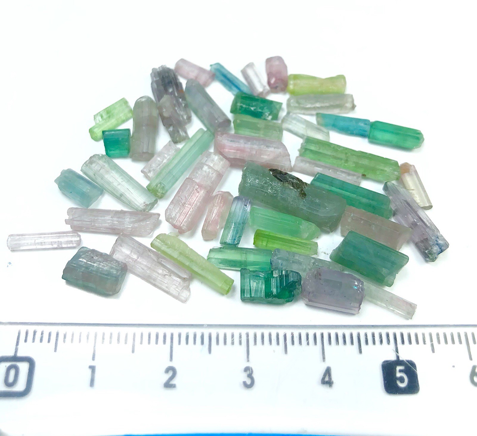 50 Crt beautiful mix color rough tourmaline lot from Afghanistan