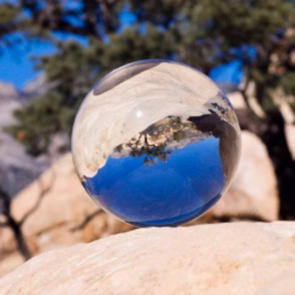 Classic 2.3 Inch Clear Crystal Ball – Perfect Decorative Accent for All Seasons