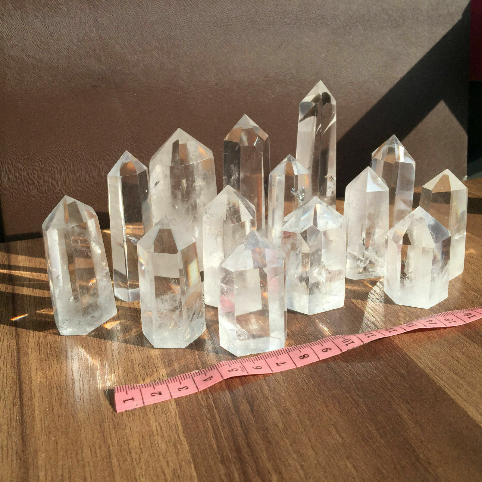 1LB natural Clear quartz obelisk crystal wand point healing