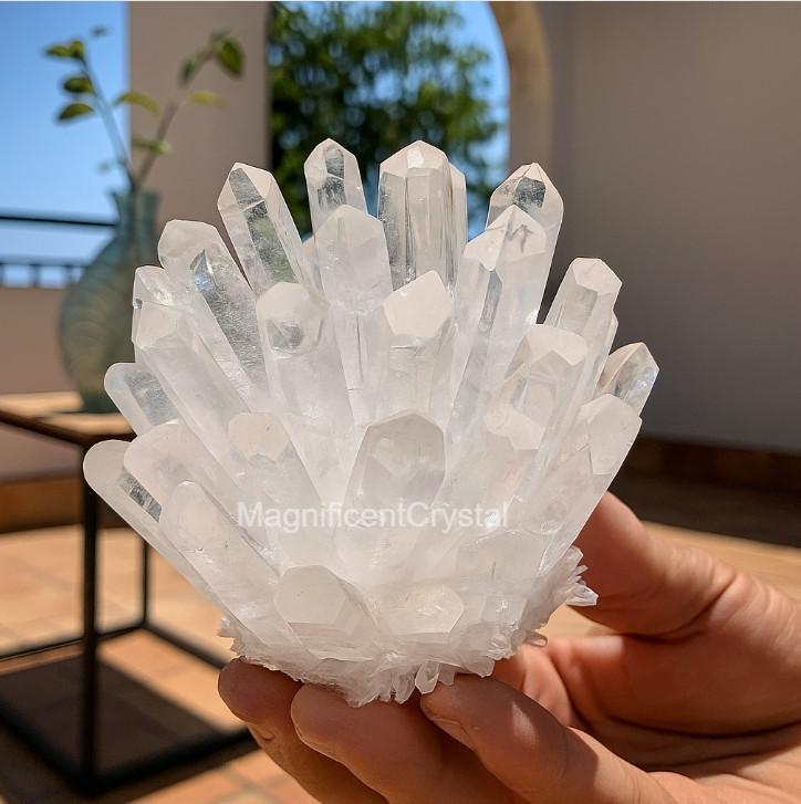 600G+Natural Clear Quartz Crystal Geode Cluster Decor Art Manifestation Displays