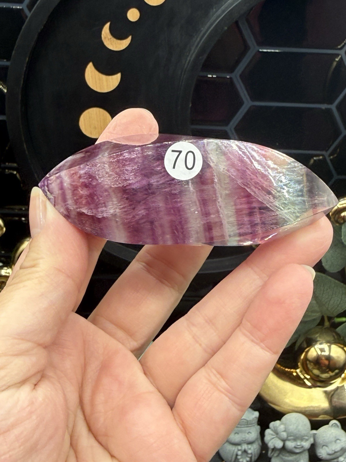 Natural Candy Fluorite Twists Freeform Beautiful Colors Free shipping