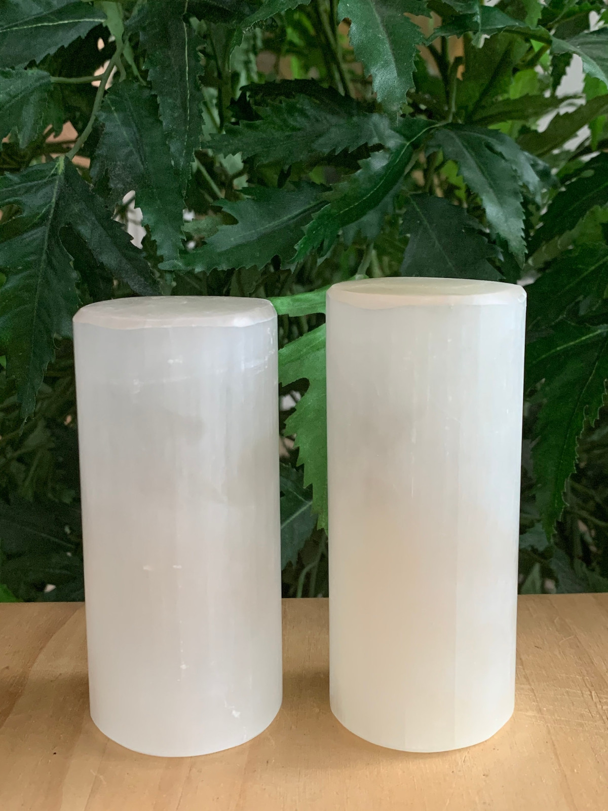 Selenite Harmonizer Cylinder, Cylinder Gemstone Gypsum Block, Wholesale Bulk Lot