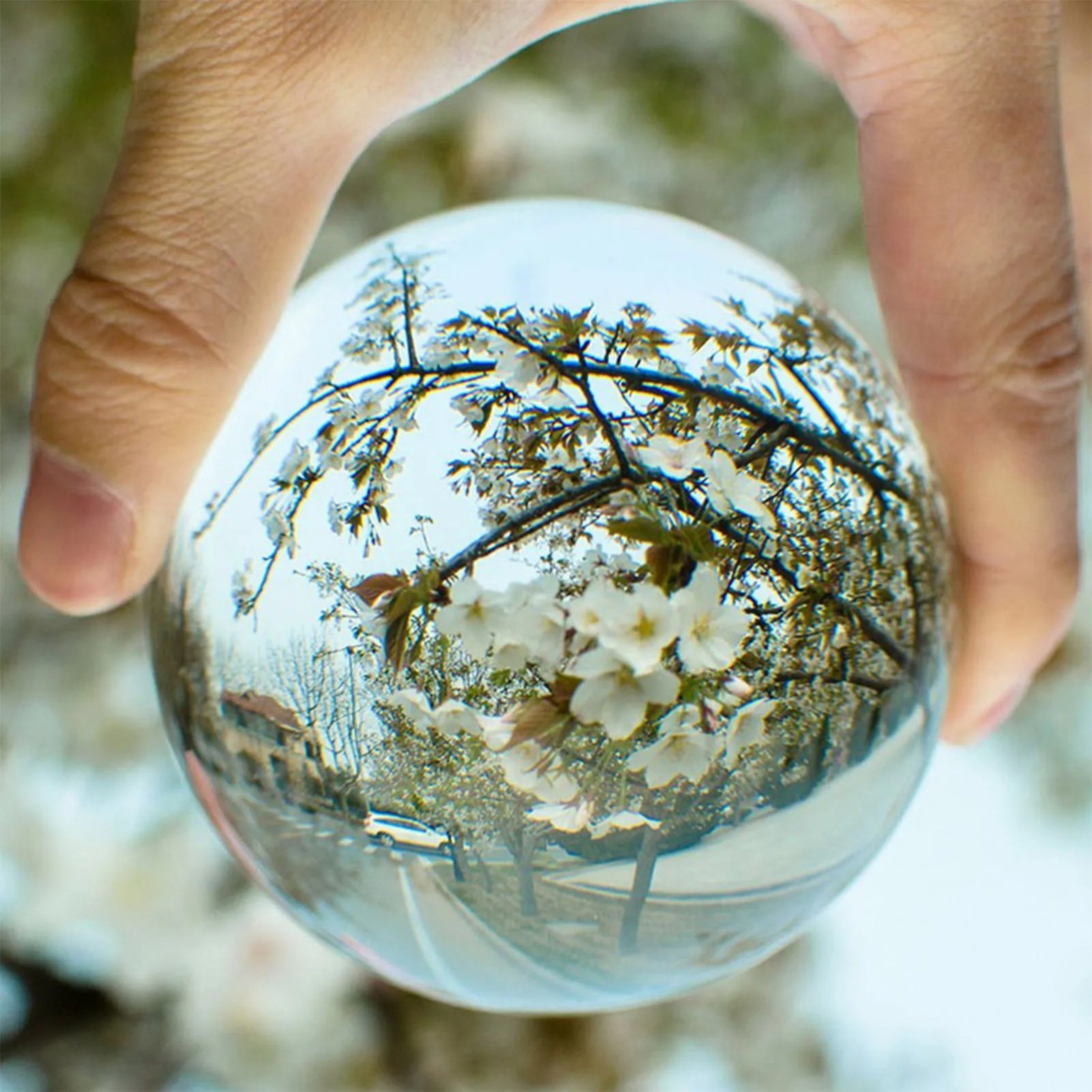 60mm Photography Crystal Ball Sphere Decoration Lens Photo Prop Lensball Clear
