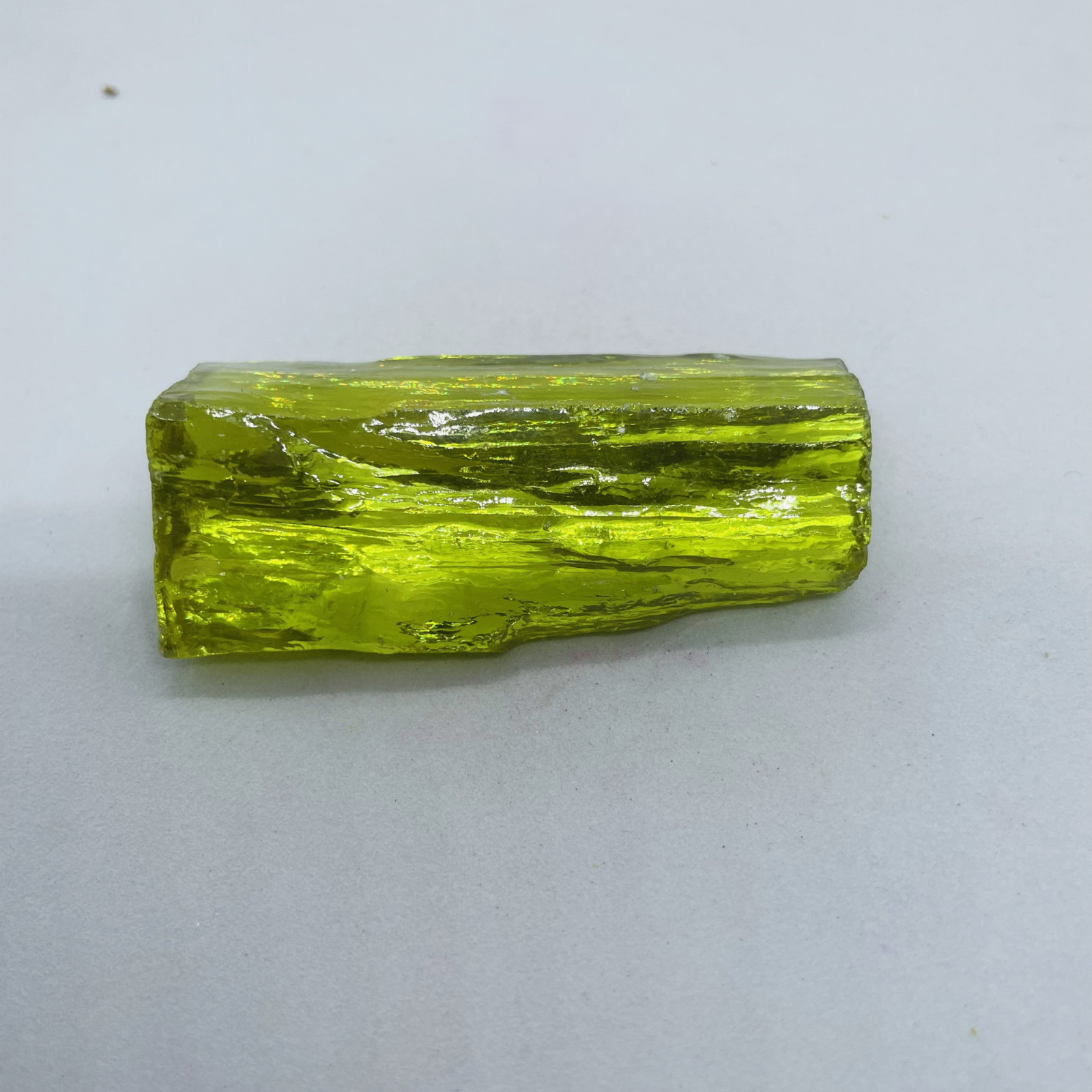 Peridot Zircon Untreated Rough Gemstone 350-450CT| Natural Raw Healing Crystal