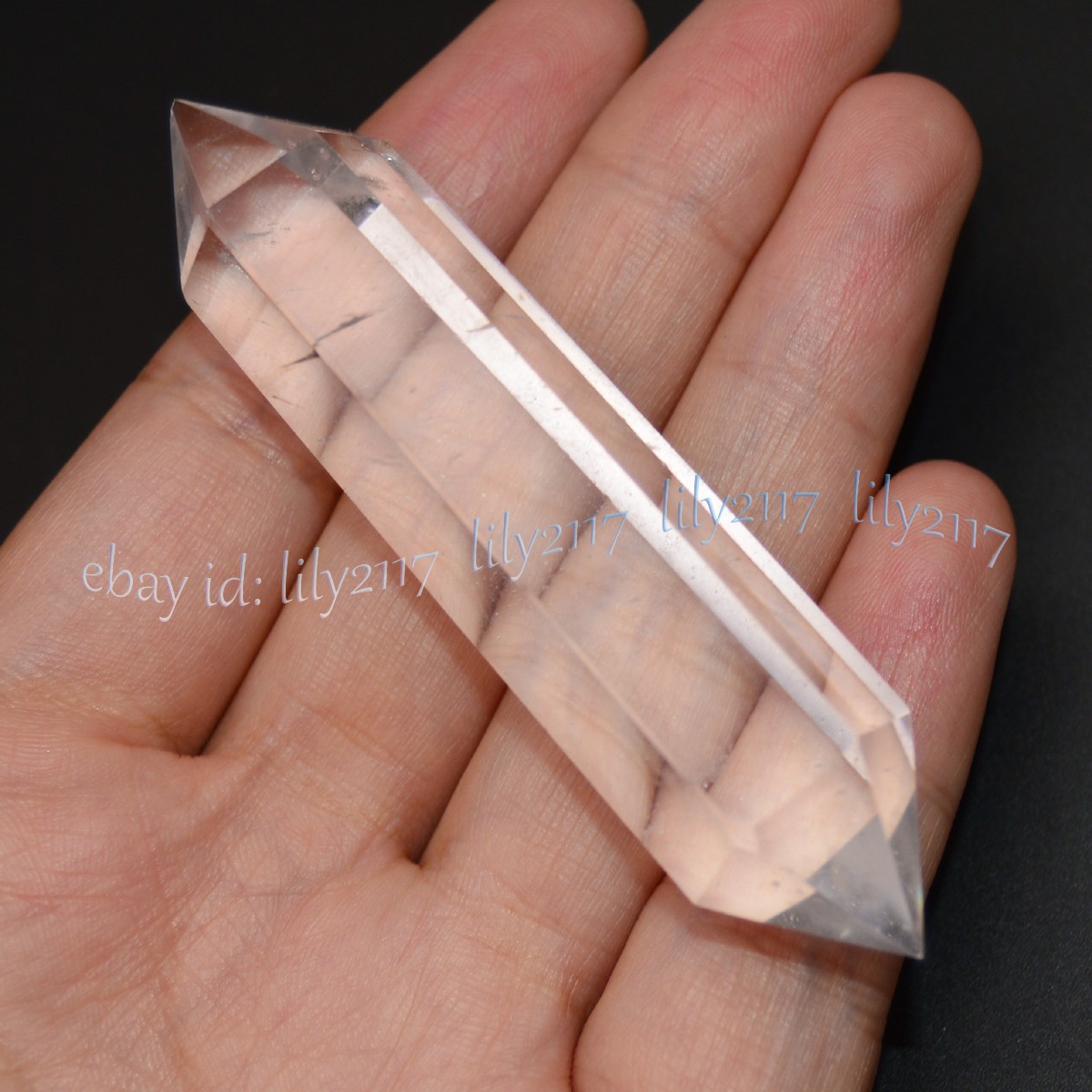 Genuine Natural 70-80mm Real natural clear quartz crystal wand point healing