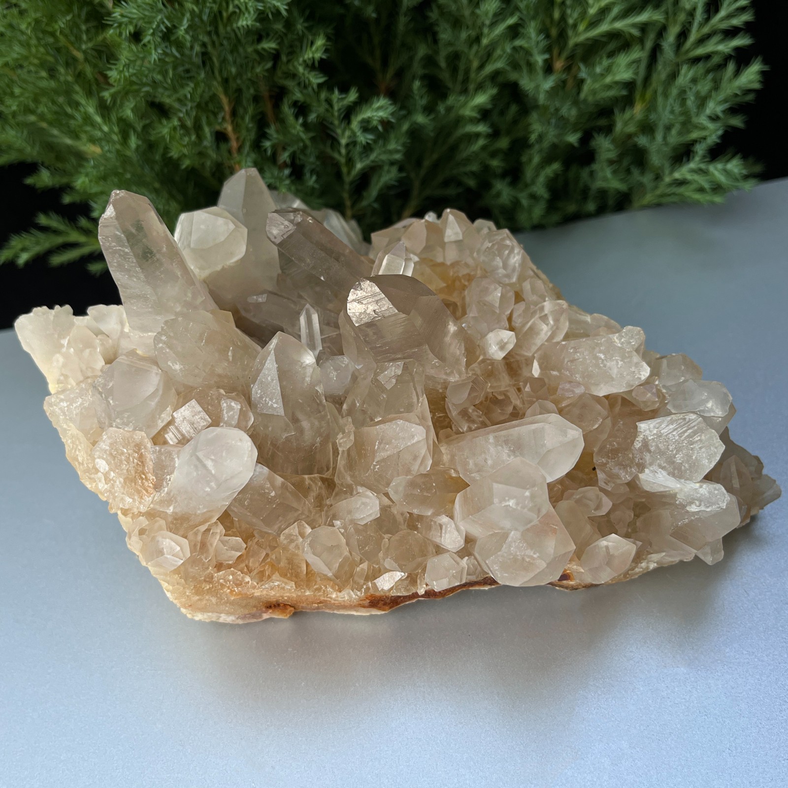 Crystal Cluster Minerals Dazzling Golden Hue Natural Himalayan Yellow Rough 2 lb