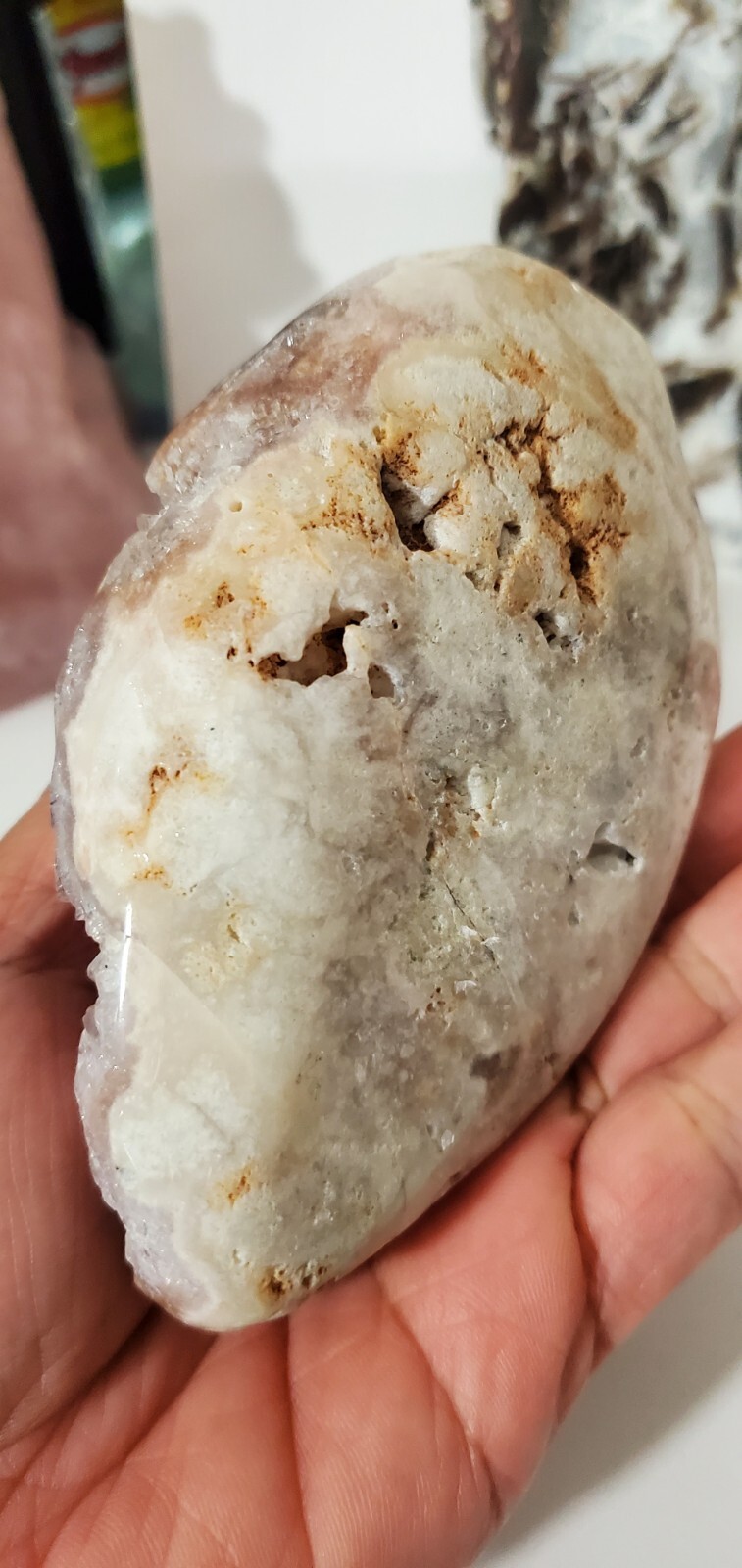 Pink Amethyst Cluster Freeform Geode 408g